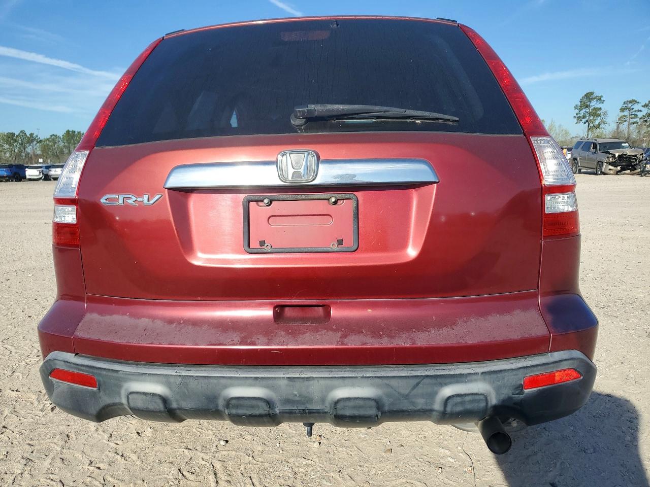 2008 Honda Cr-v Exl Burgundy vin: JHLRE387X8C011550