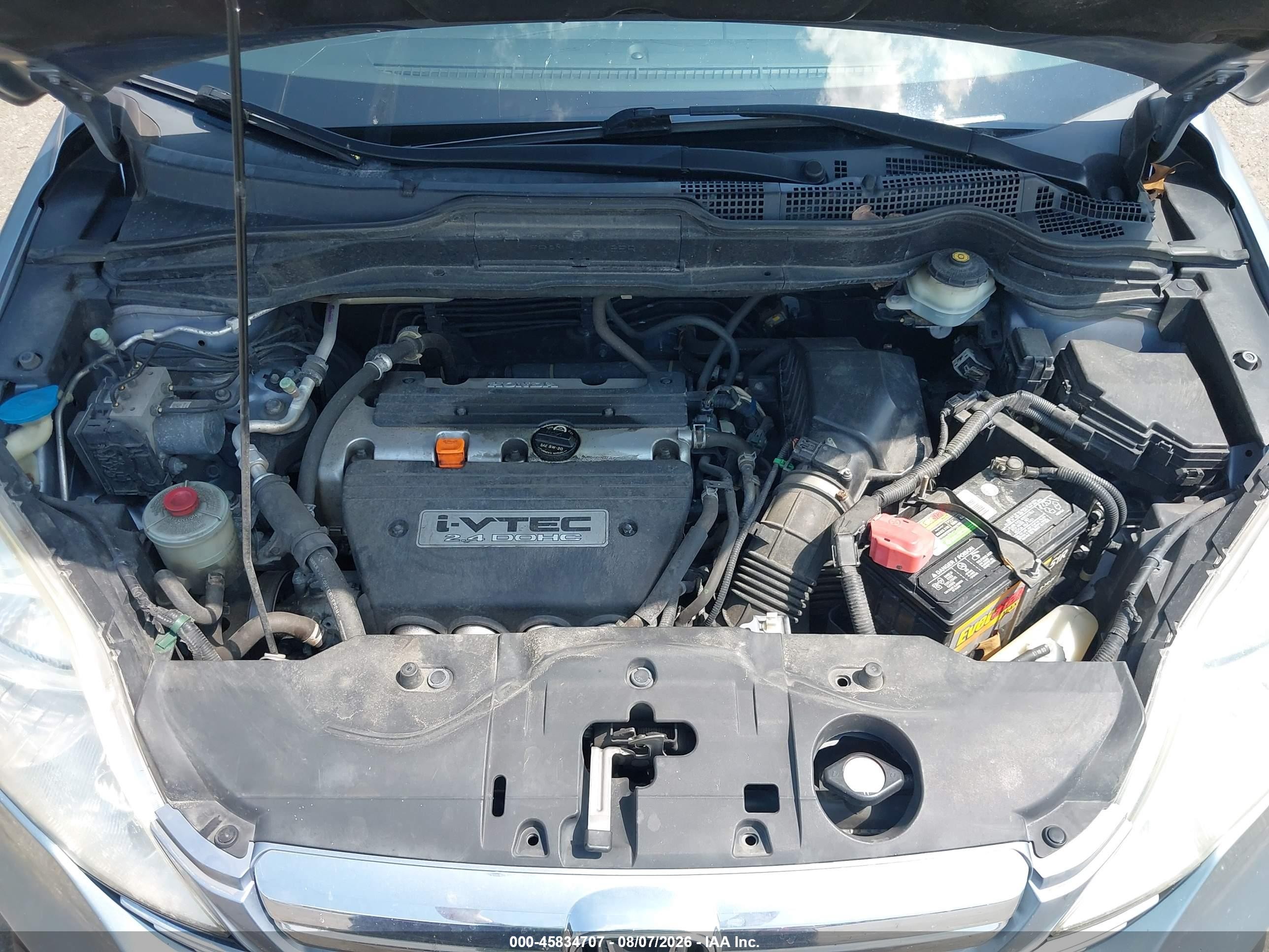 2008 Honda Cr-v Ex-l Light Blue vin: JHLRE387X8C021902