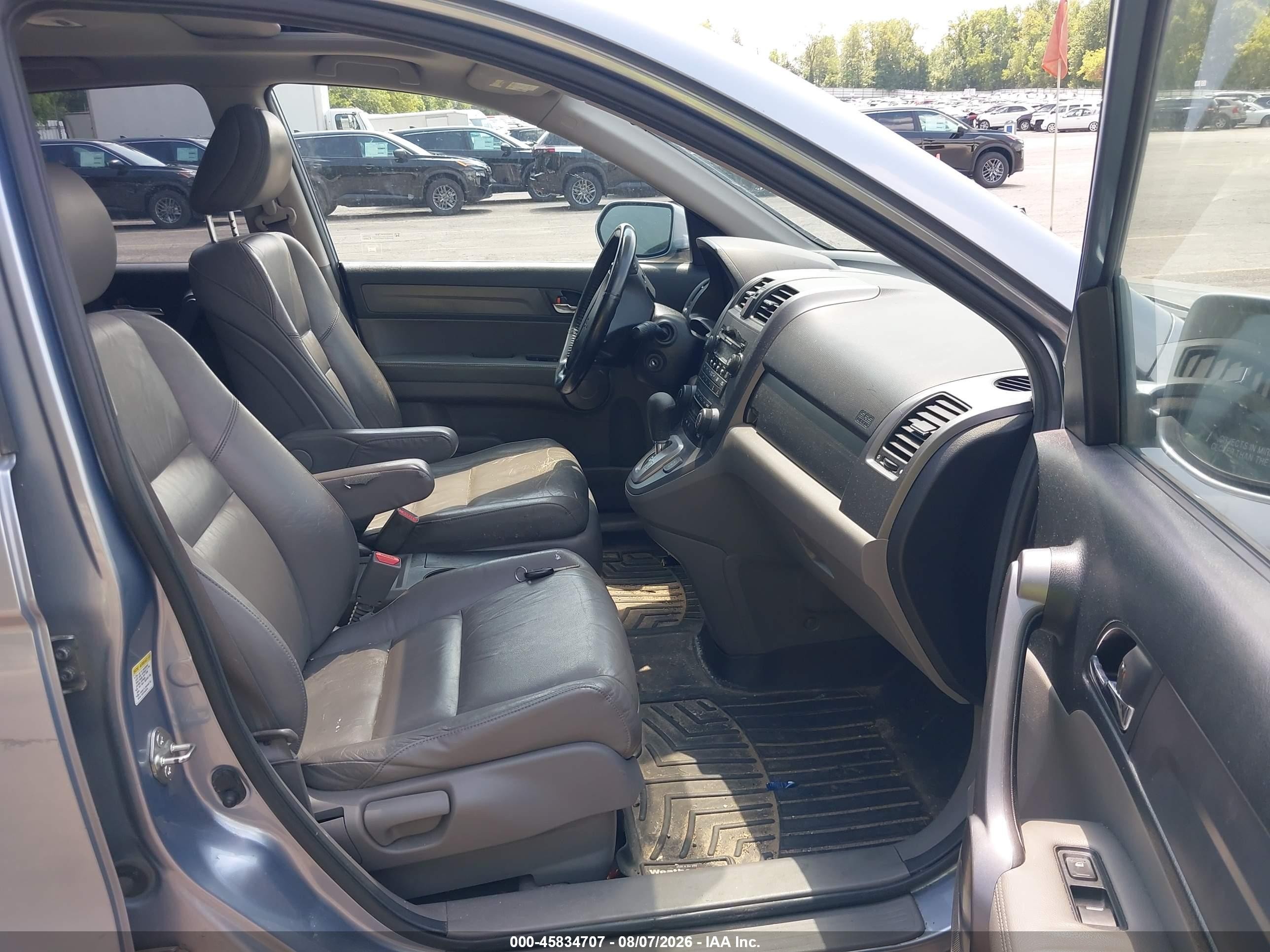 2008 Honda Cr-v Ex-l Light Blue vin: JHLRE387X8C021902