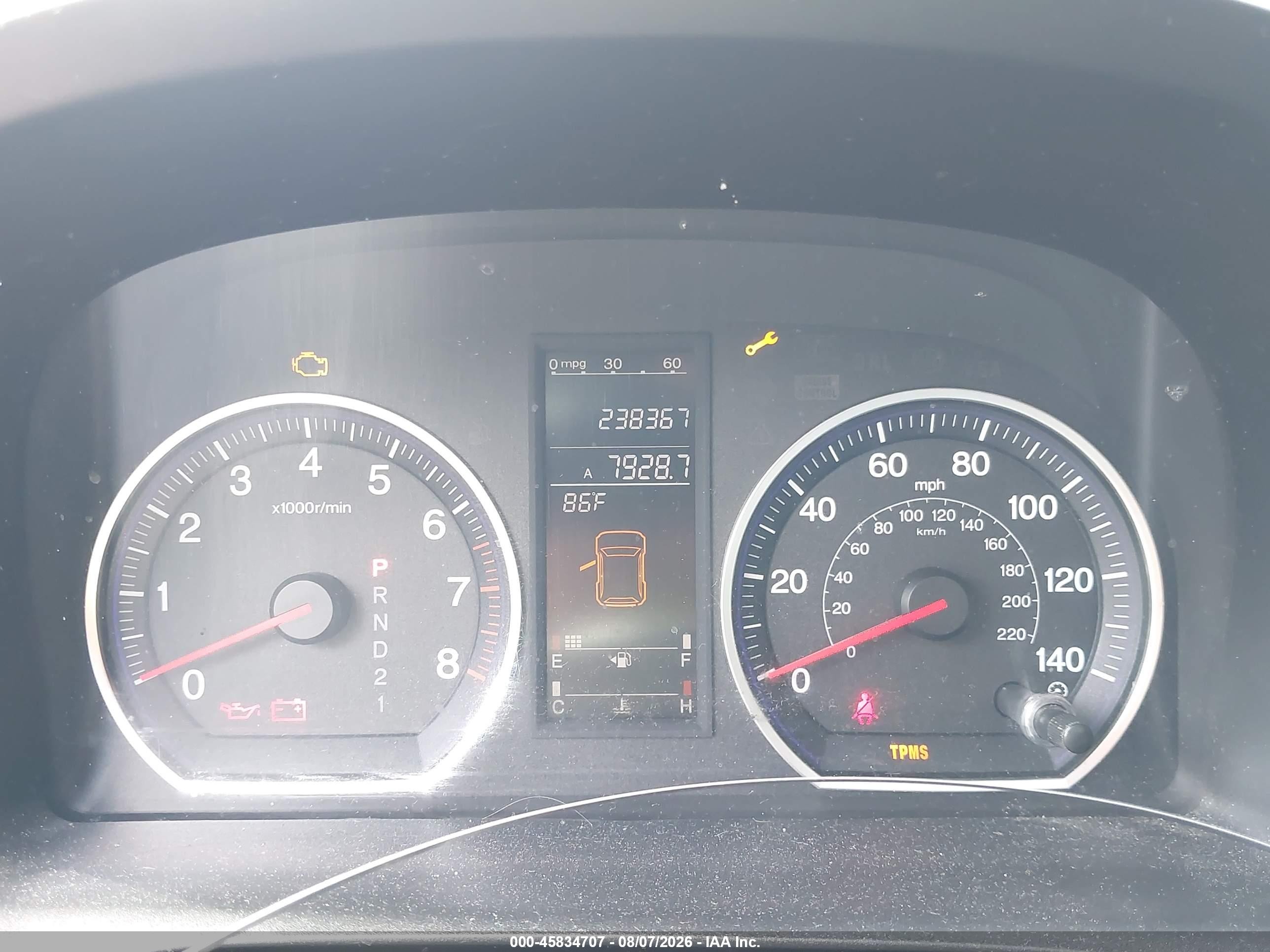 2008 Honda Cr-v Ex-l Light Blue vin: JHLRE387X8C021902
