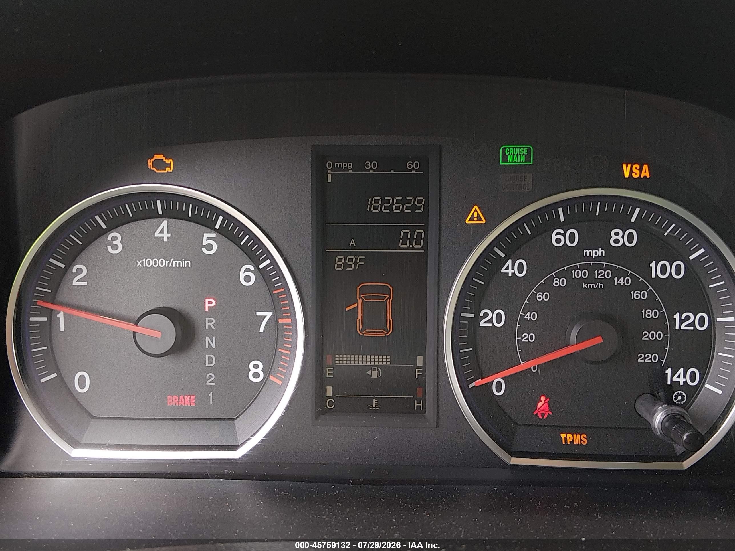 2008 Honda Cr-v Ex-l Black vin: JHLRE387X8C042801