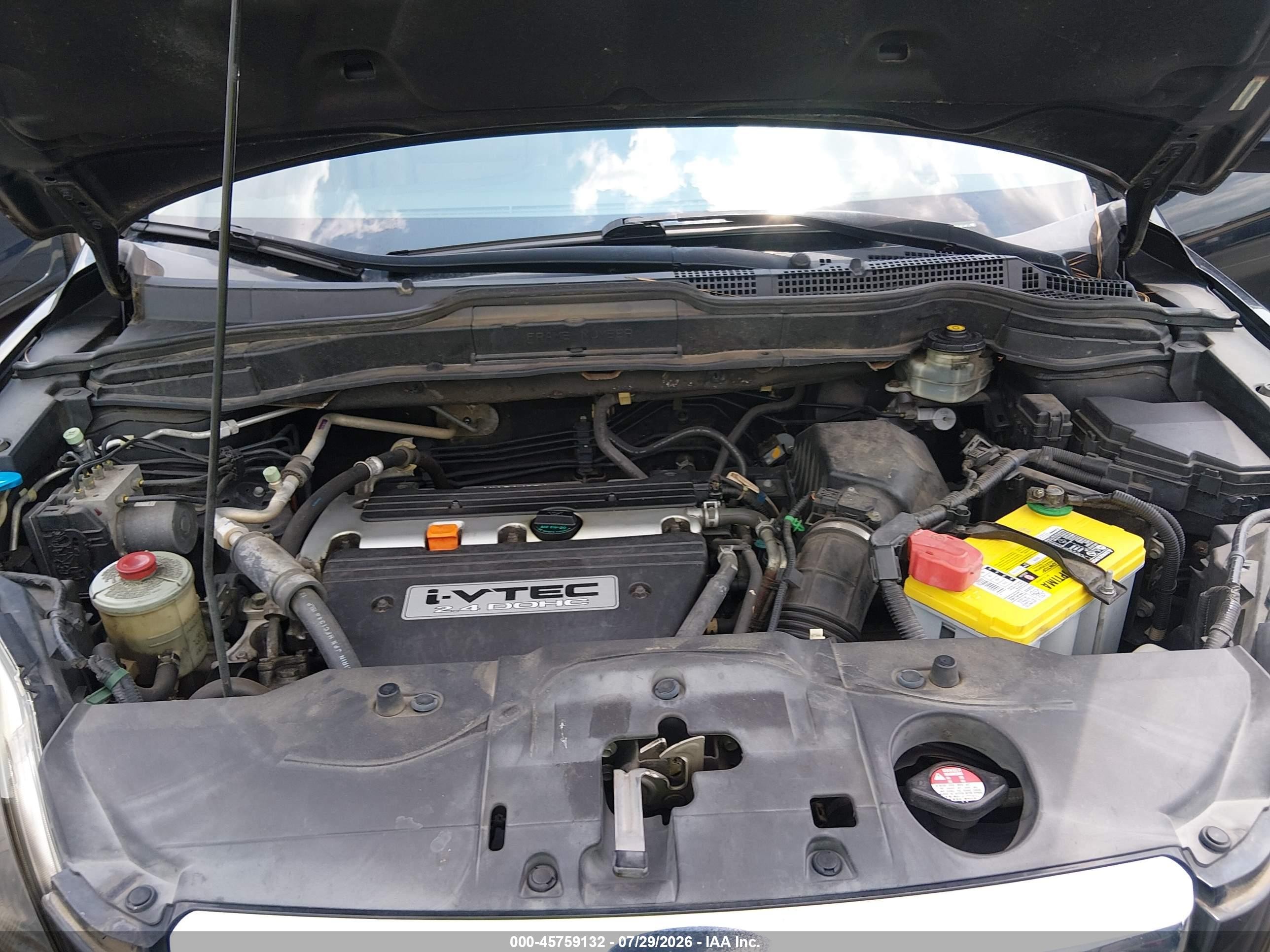 2008 Honda Cr-v Ex-l Black vin: JHLRE387X8C042801
