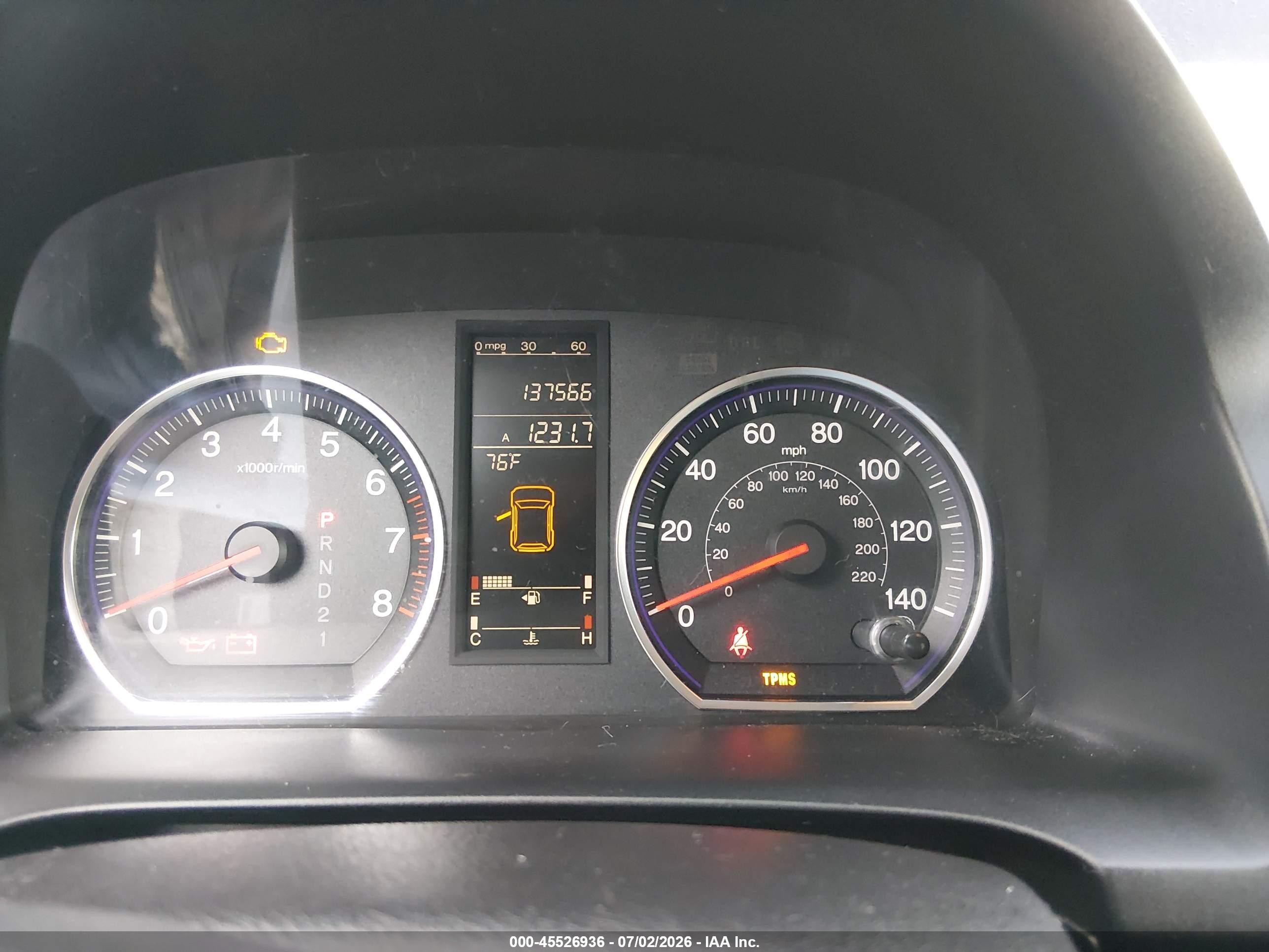 2008 Honda Cr-v Ex-l Black vin: JHLRE387X8C043723