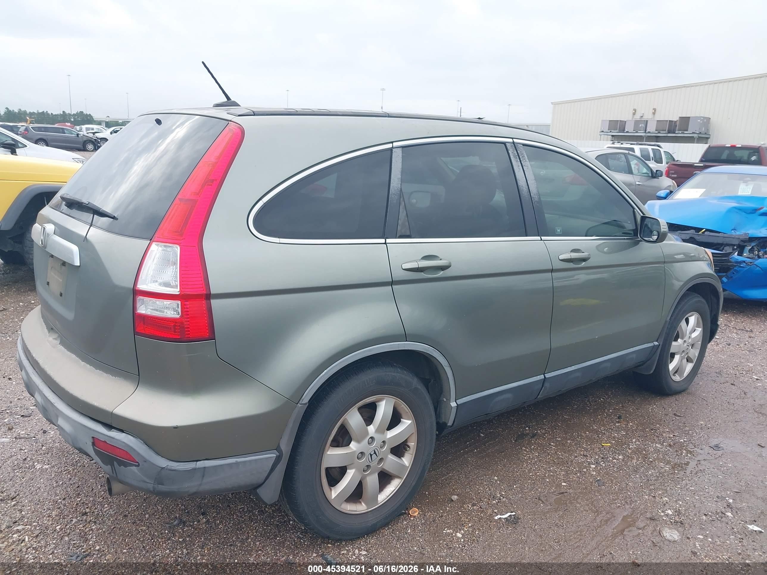 2008 Honda Cr-v Ex-l Зеленый vin: JHLRE387X8C056357