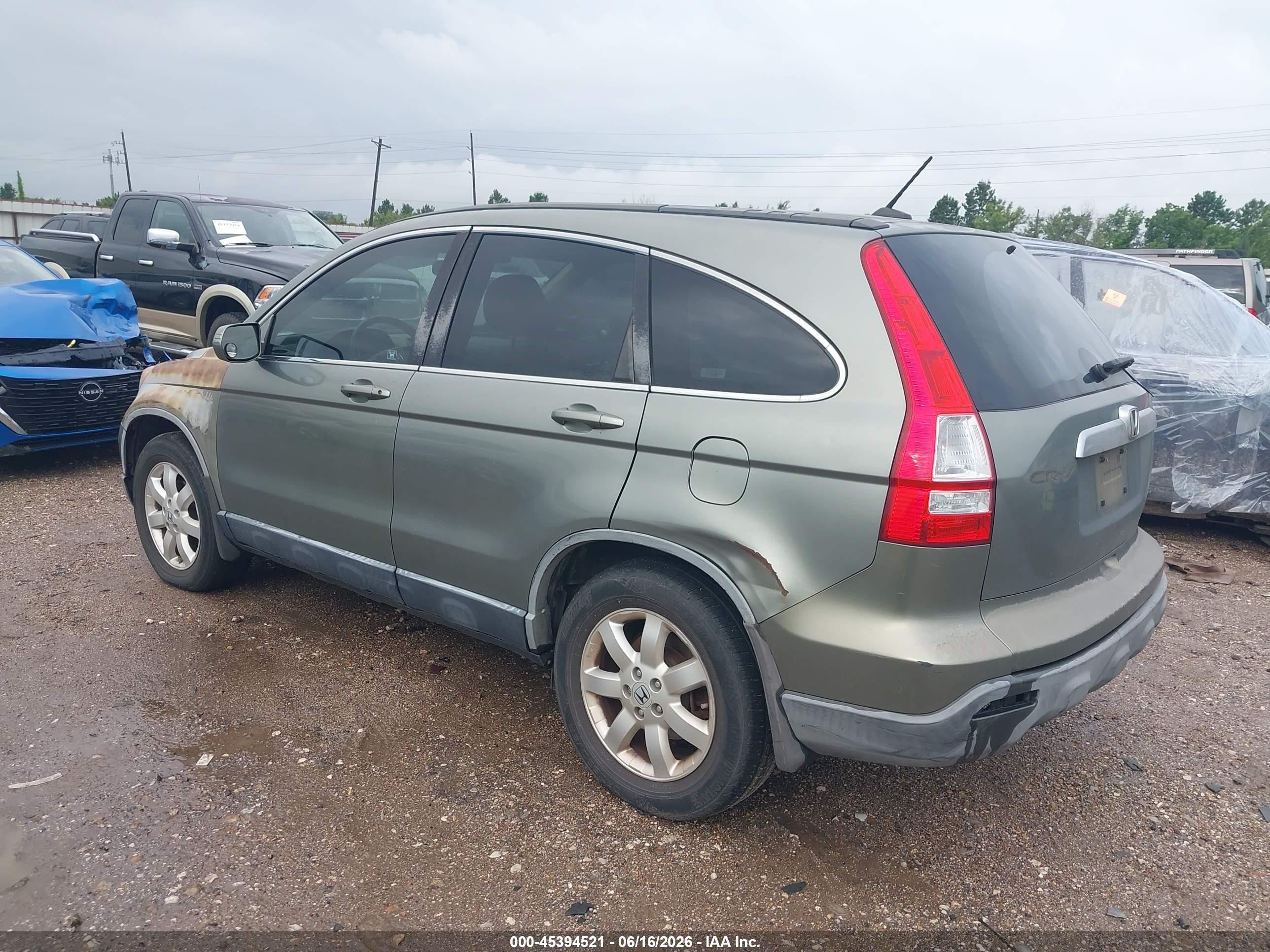 2008 Honda Cr-v Ex-l Зеленый vin: JHLRE387X8C056357