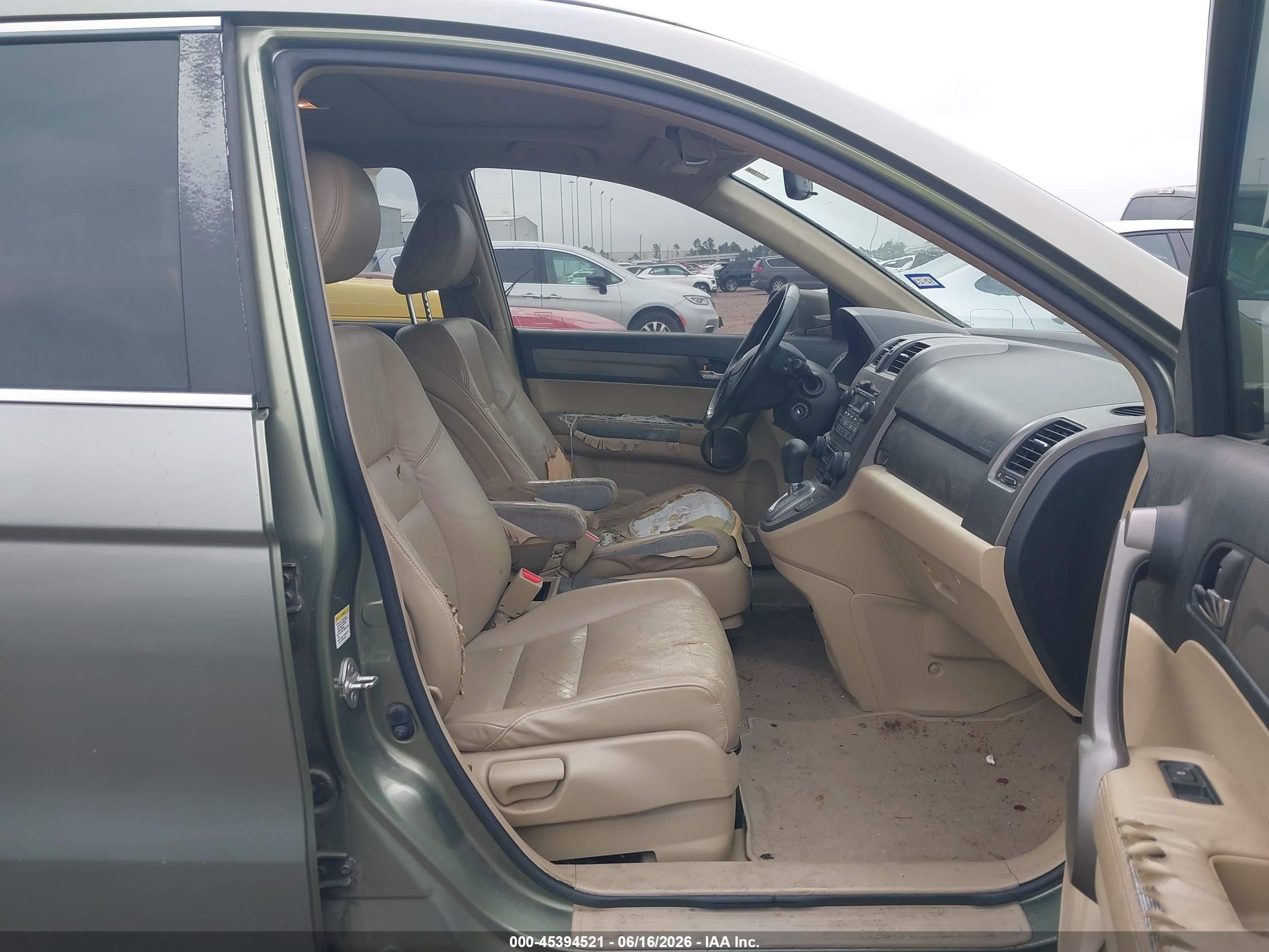 2008 Honda Cr-v Ex-l Зеленый vin: JHLRE387X8C056357