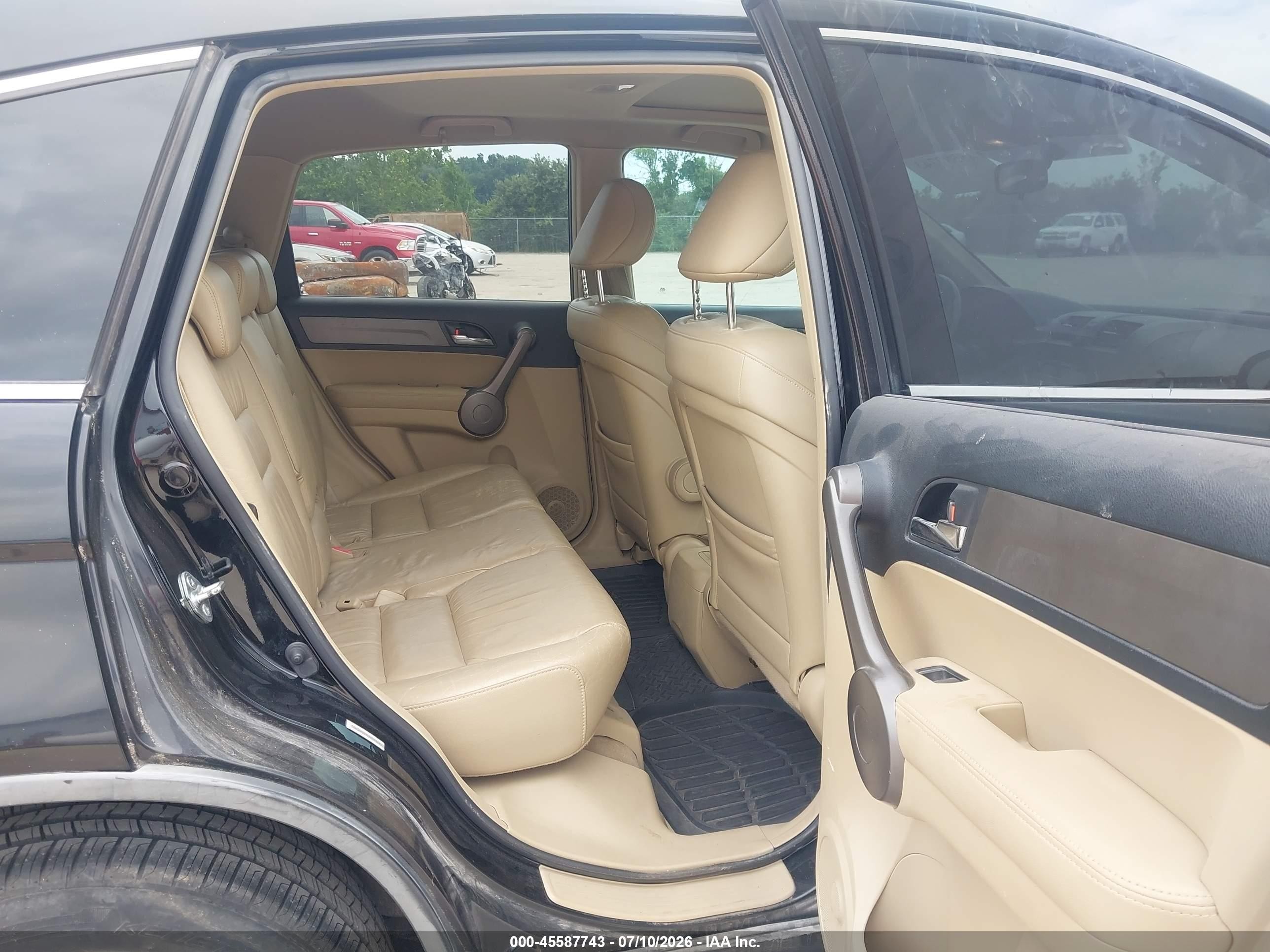 2009 Honda Cr-v Ex-l Black vin: JHLRE387X9C003241