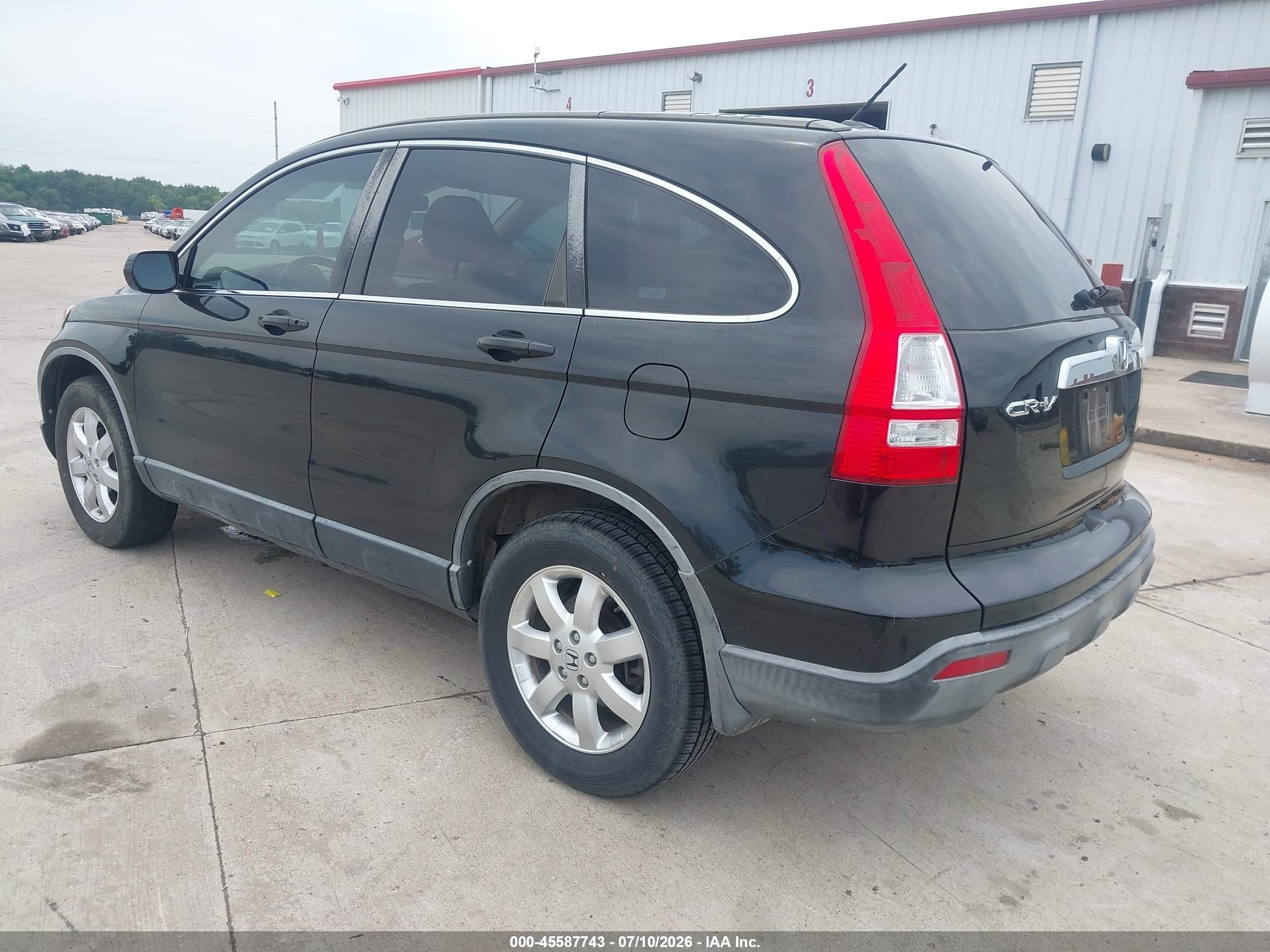 2009 Honda Cr-v Ex-l Black vin: JHLRE387X9C003241