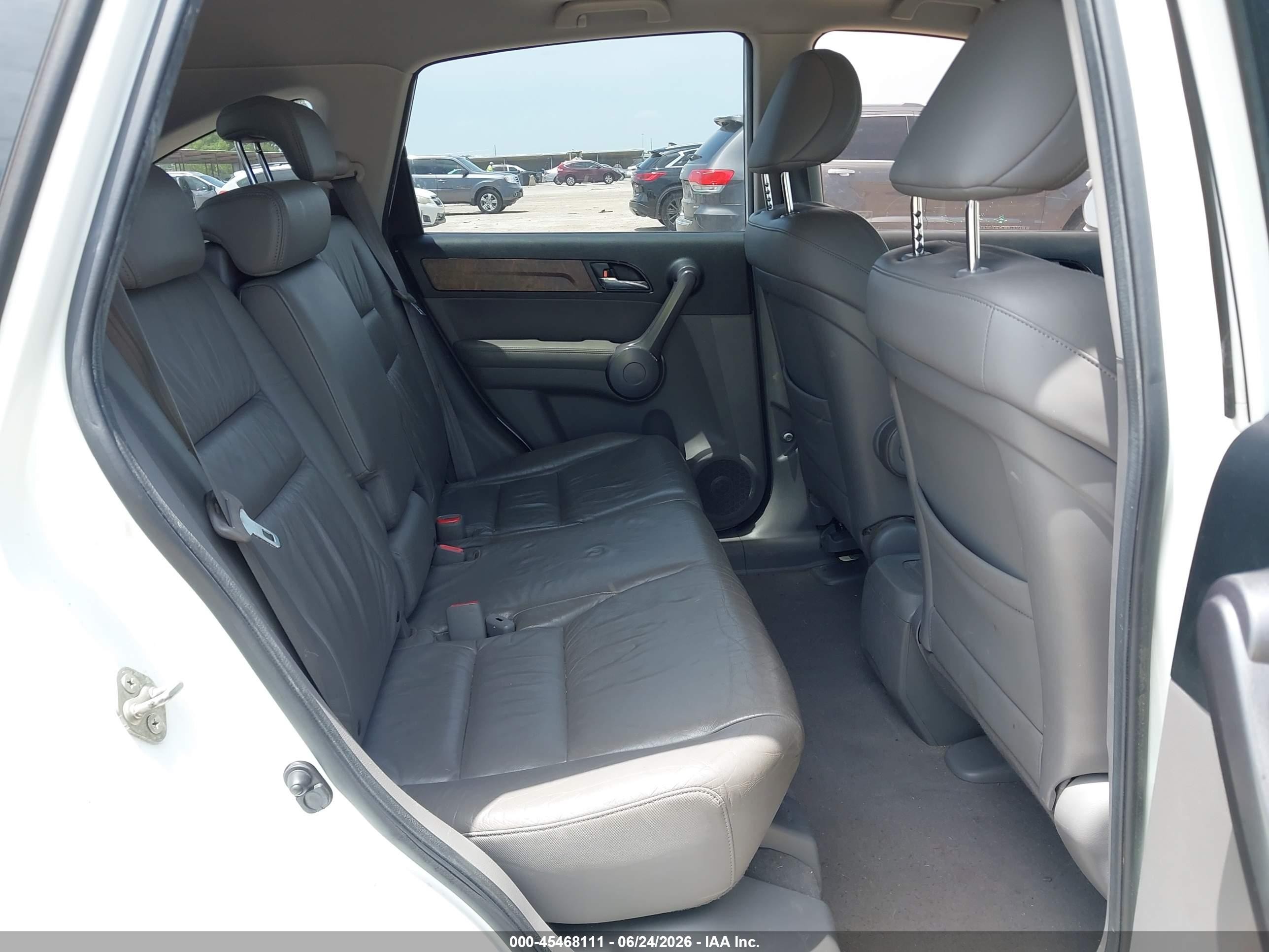 2009 Honda Cr-v Ex-l White vin: JHLRE387X9C013428