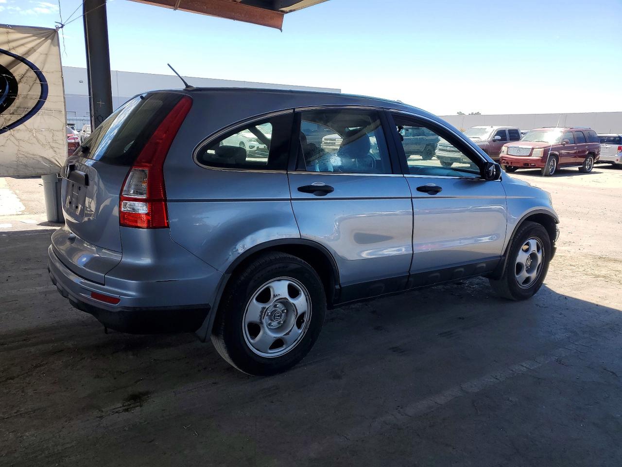 2010 Honda Cr-v Lx Blue vin: JHLRE3H30AC008577
