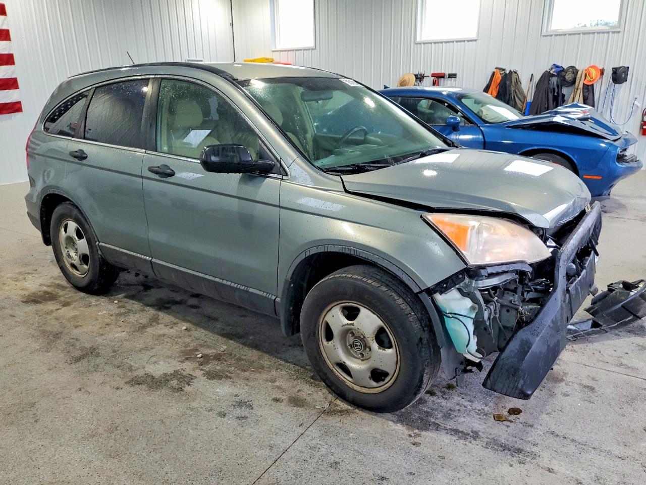 2011 Honda Cr-v Lx Blue vin: JHLRE3H30BC008368