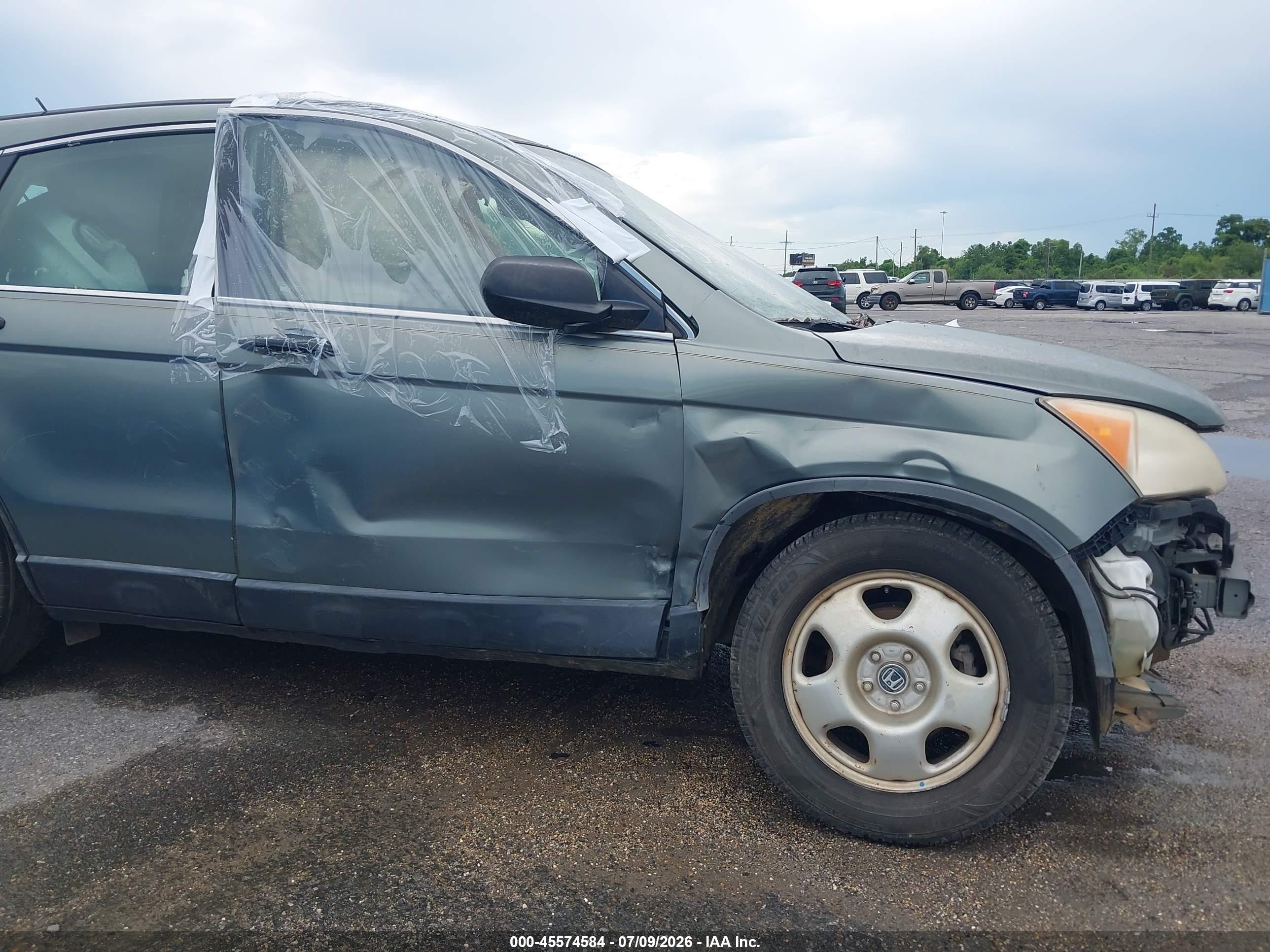 2010 Honda Cr-v Lx Blue vin: JHLRE3H31AC009673