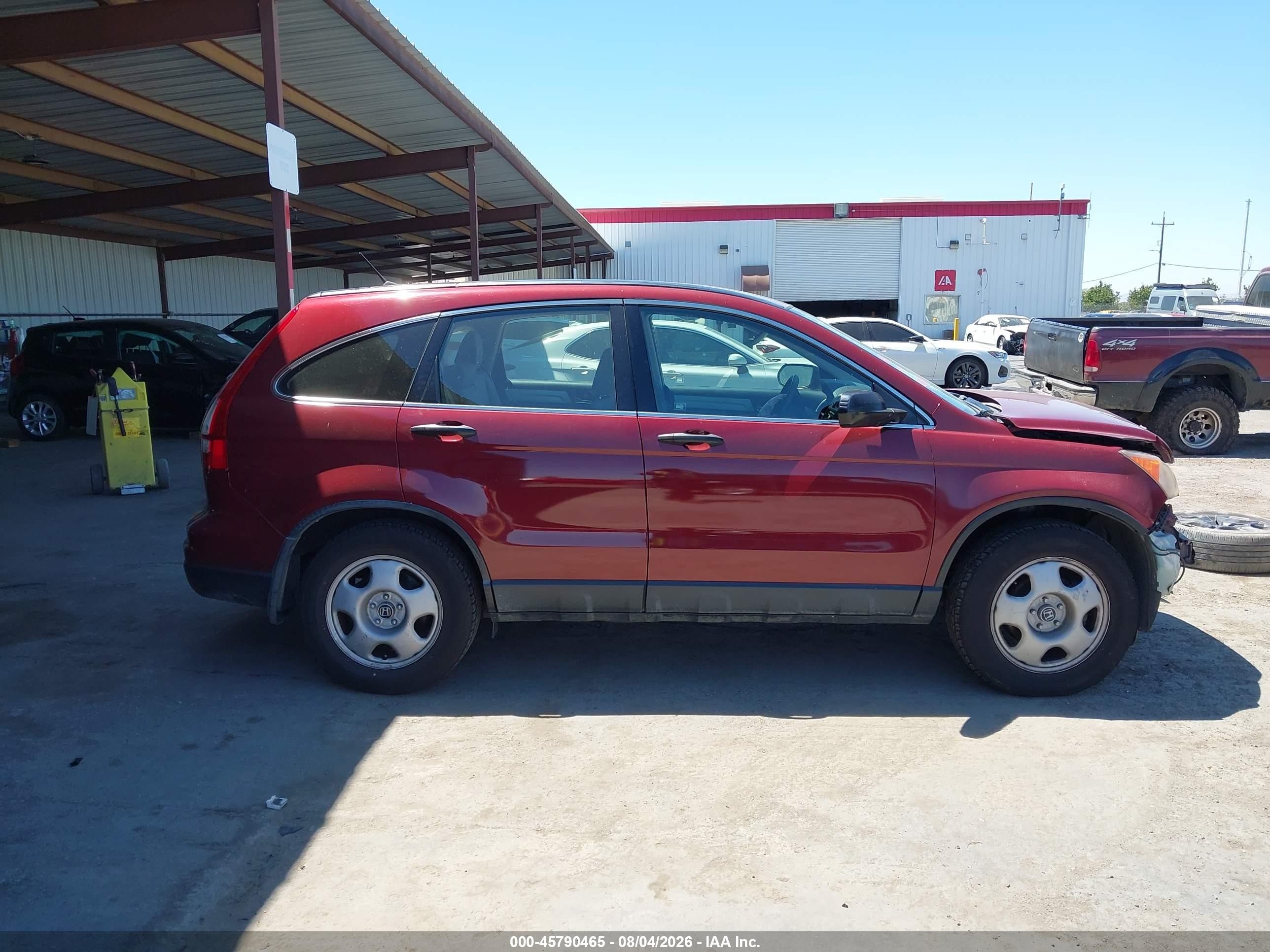 2010 Honda Cr-v Lx Burgundy vin: JHLRE3H31AC012038