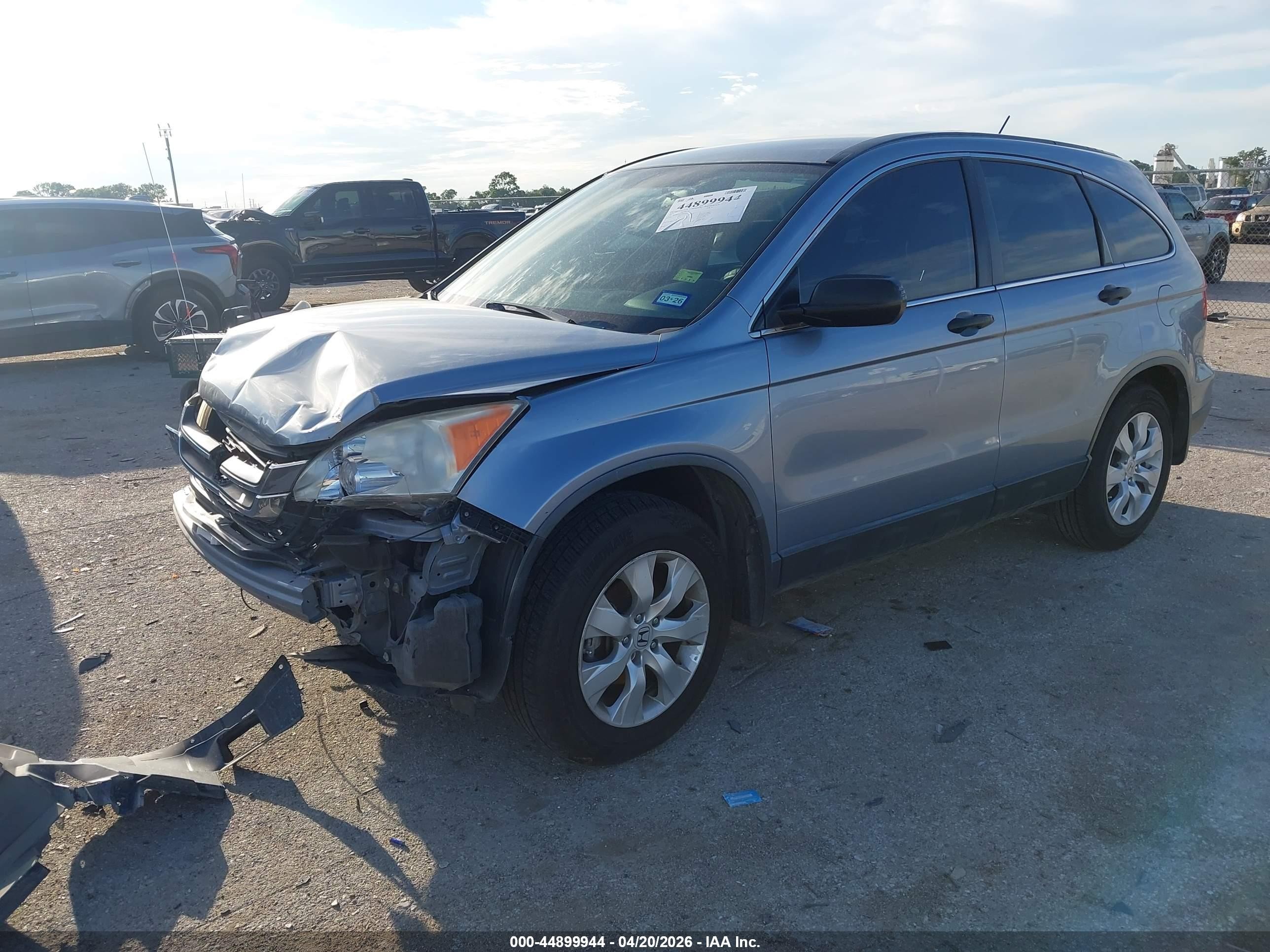 2011 Honda Cr-v Lx Light Blue vin: JHLRE3H32BC009859