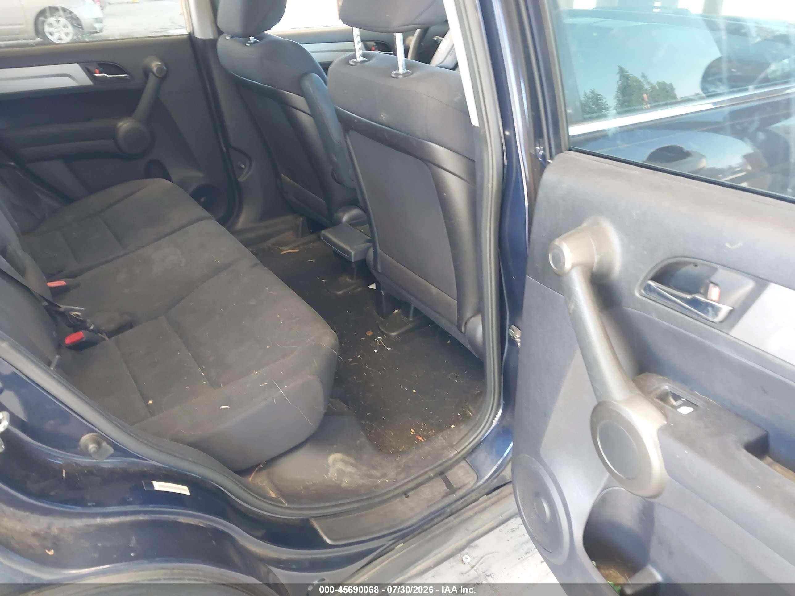 2010 Honda Cr-v Lx Blue vin: JHLRE3H33AC011411