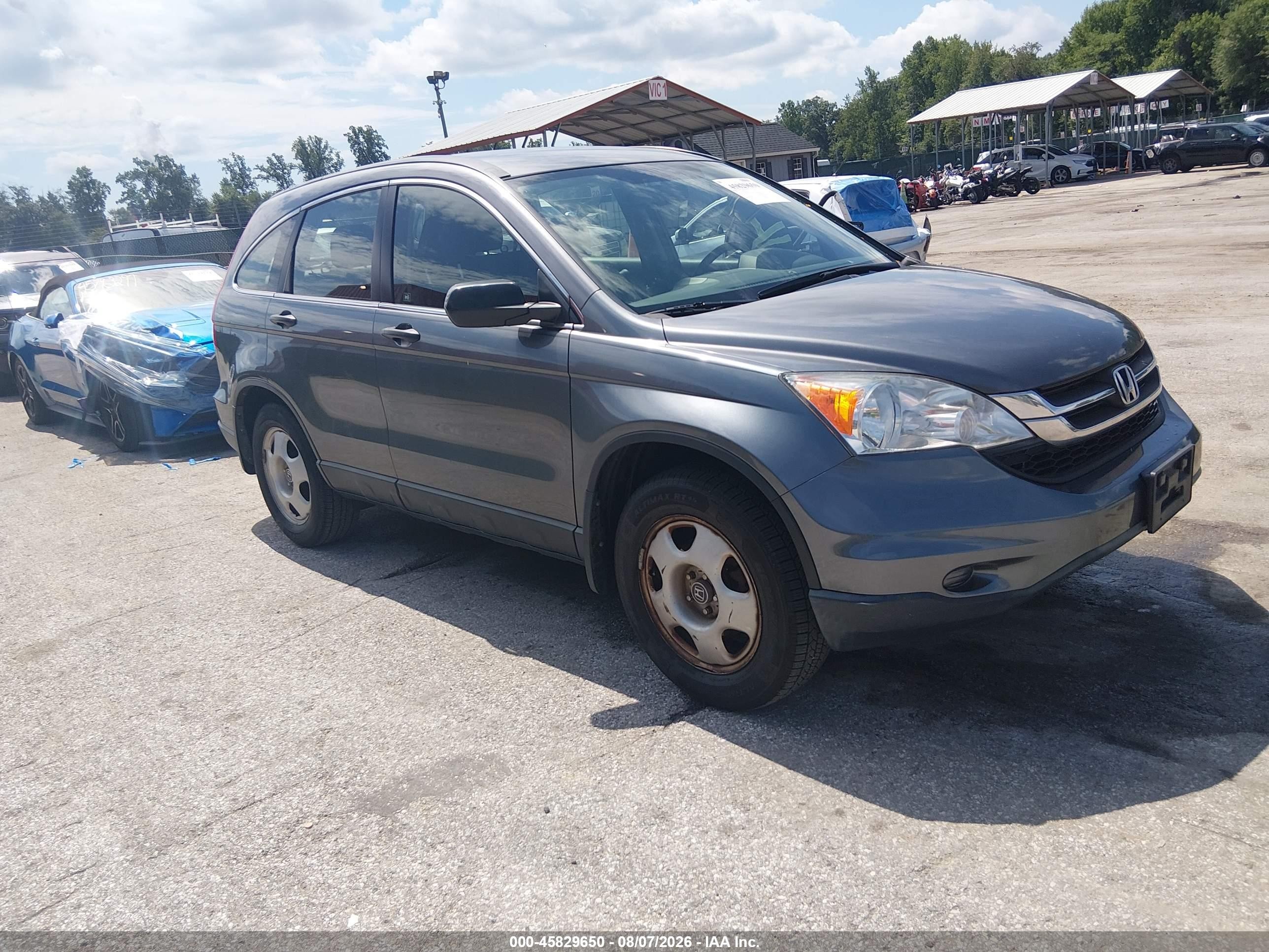2011 Honda Cr-v Lx Gray vin: JHLRE3H34BC003920