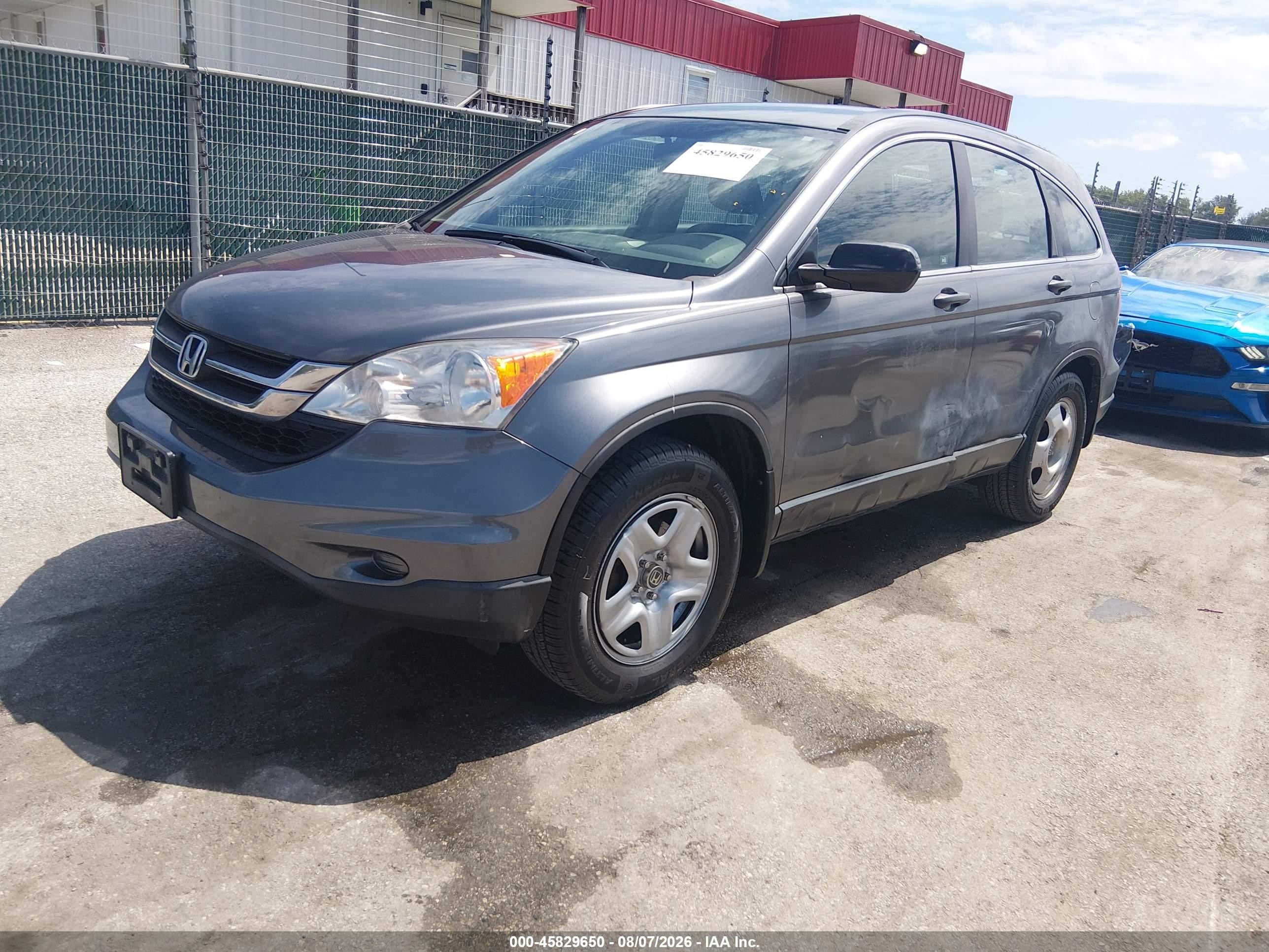2011 Honda Cr-v Lx Gray vin: JHLRE3H34BC003920