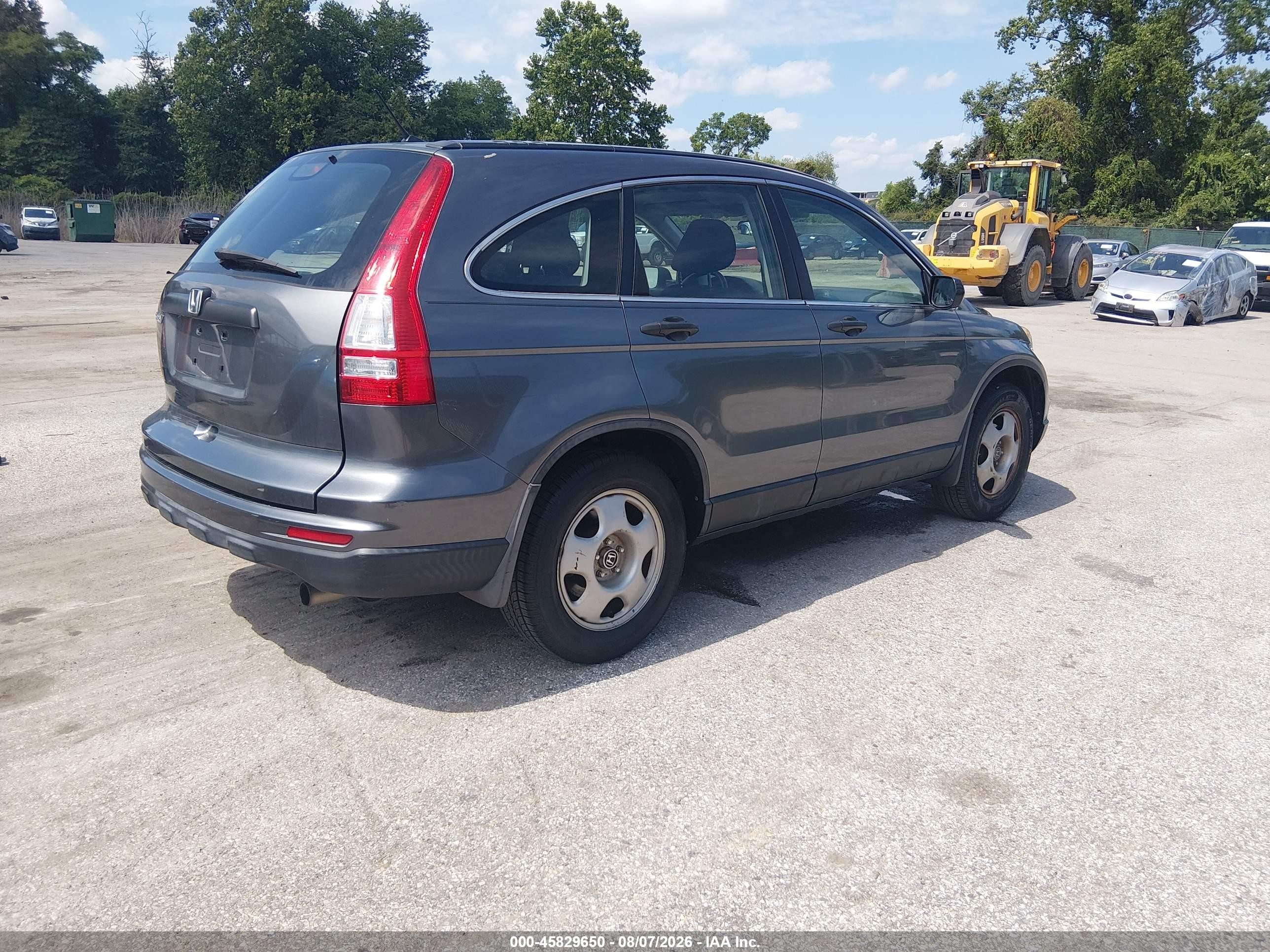 2011 Honda Cr-v Lx Gray vin: JHLRE3H34BC003920