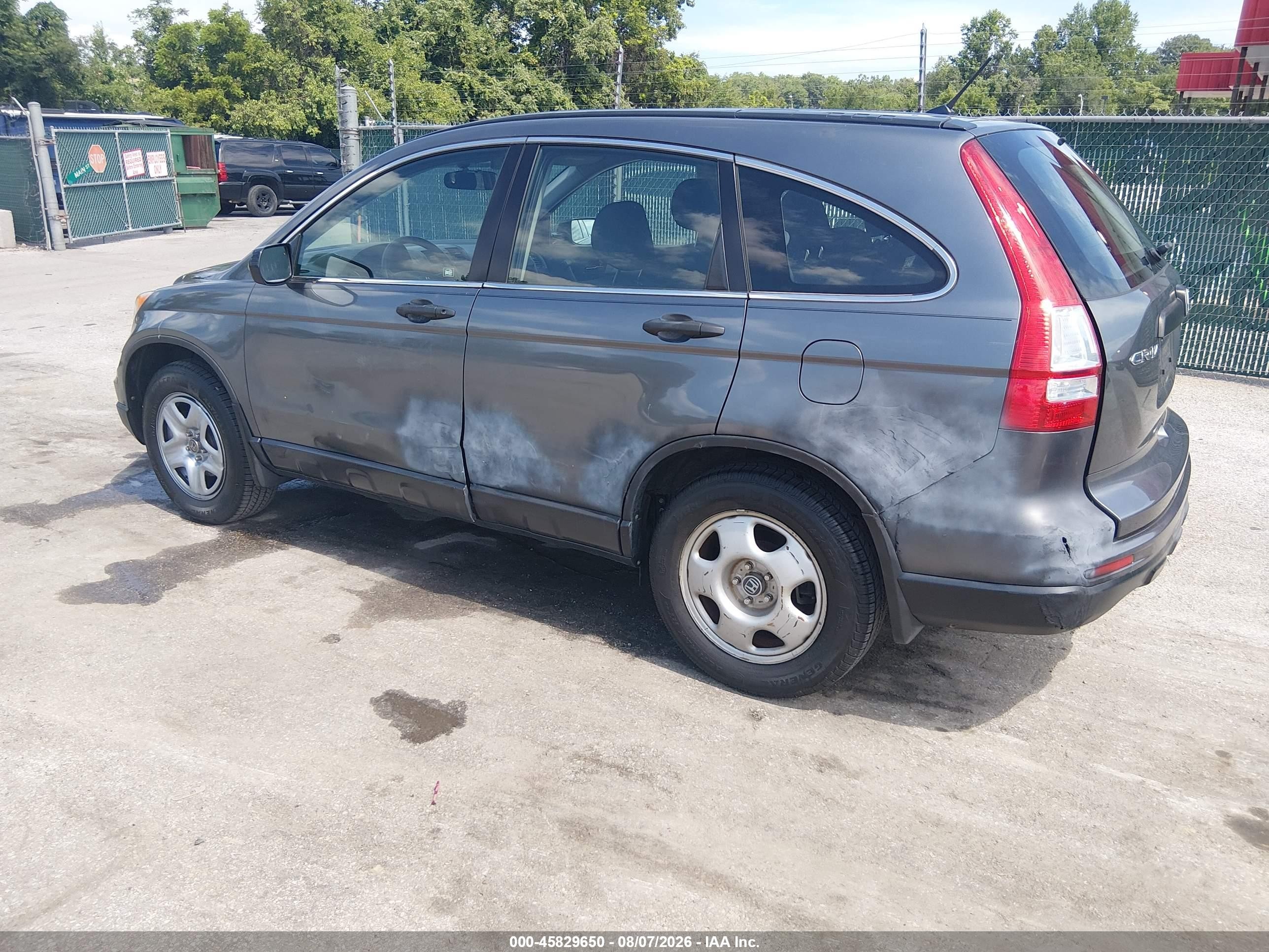 2011 Honda Cr-v Lx Gray vin: JHLRE3H34BC003920