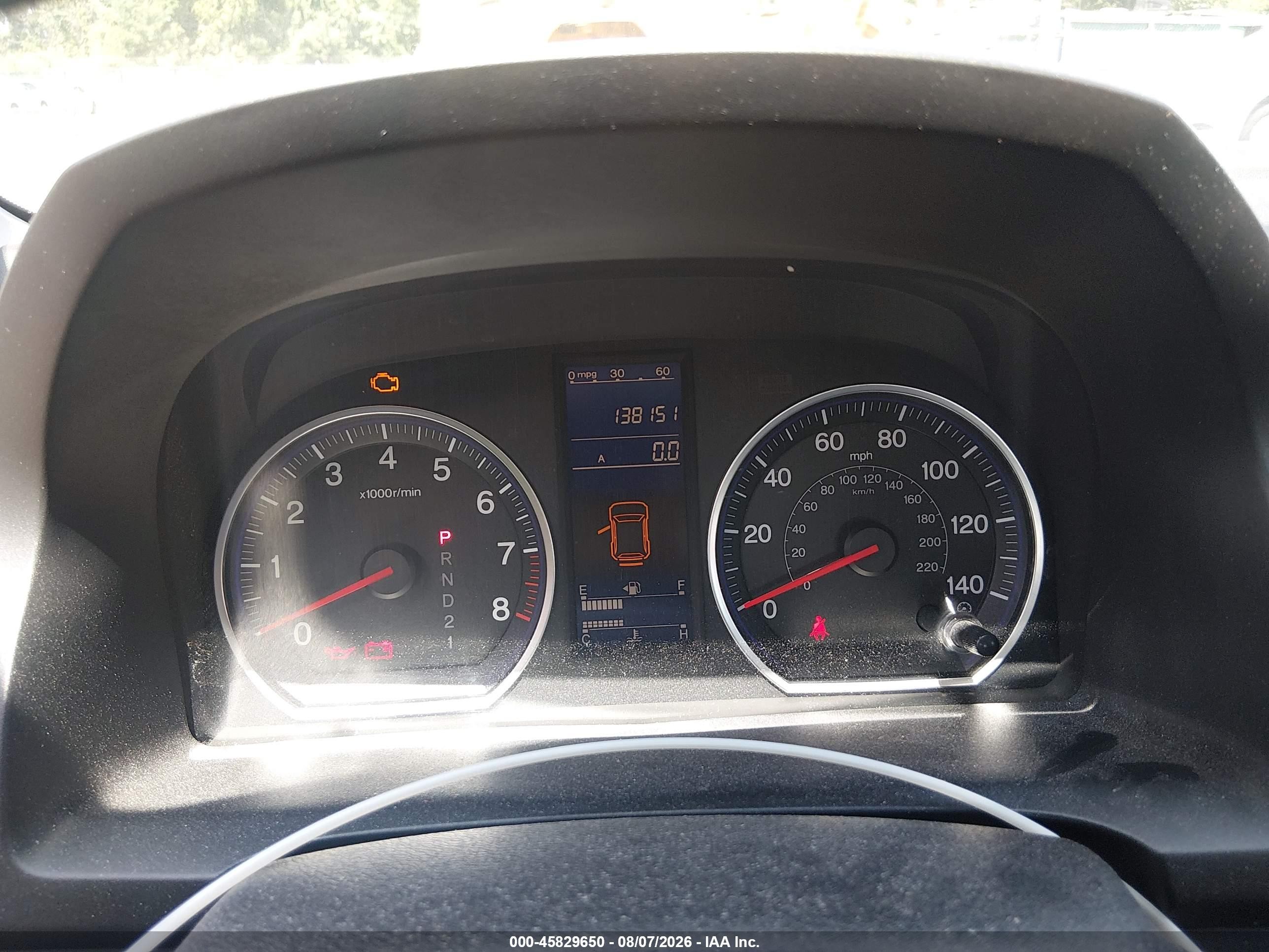 2011 Honda Cr-v Lx Gray vin: JHLRE3H34BC003920