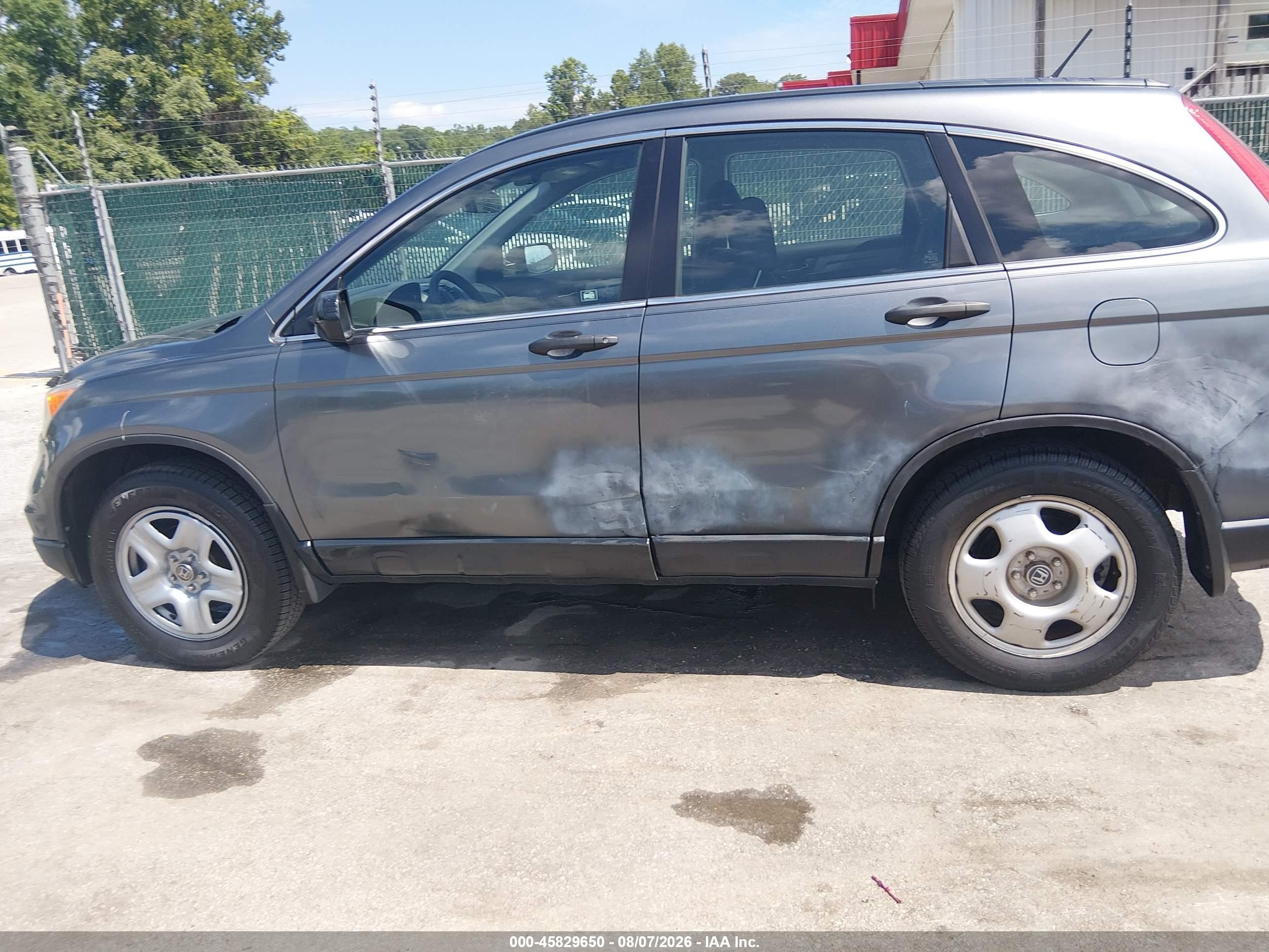 2011 Honda Cr-v Lx Gray vin: JHLRE3H34BC003920