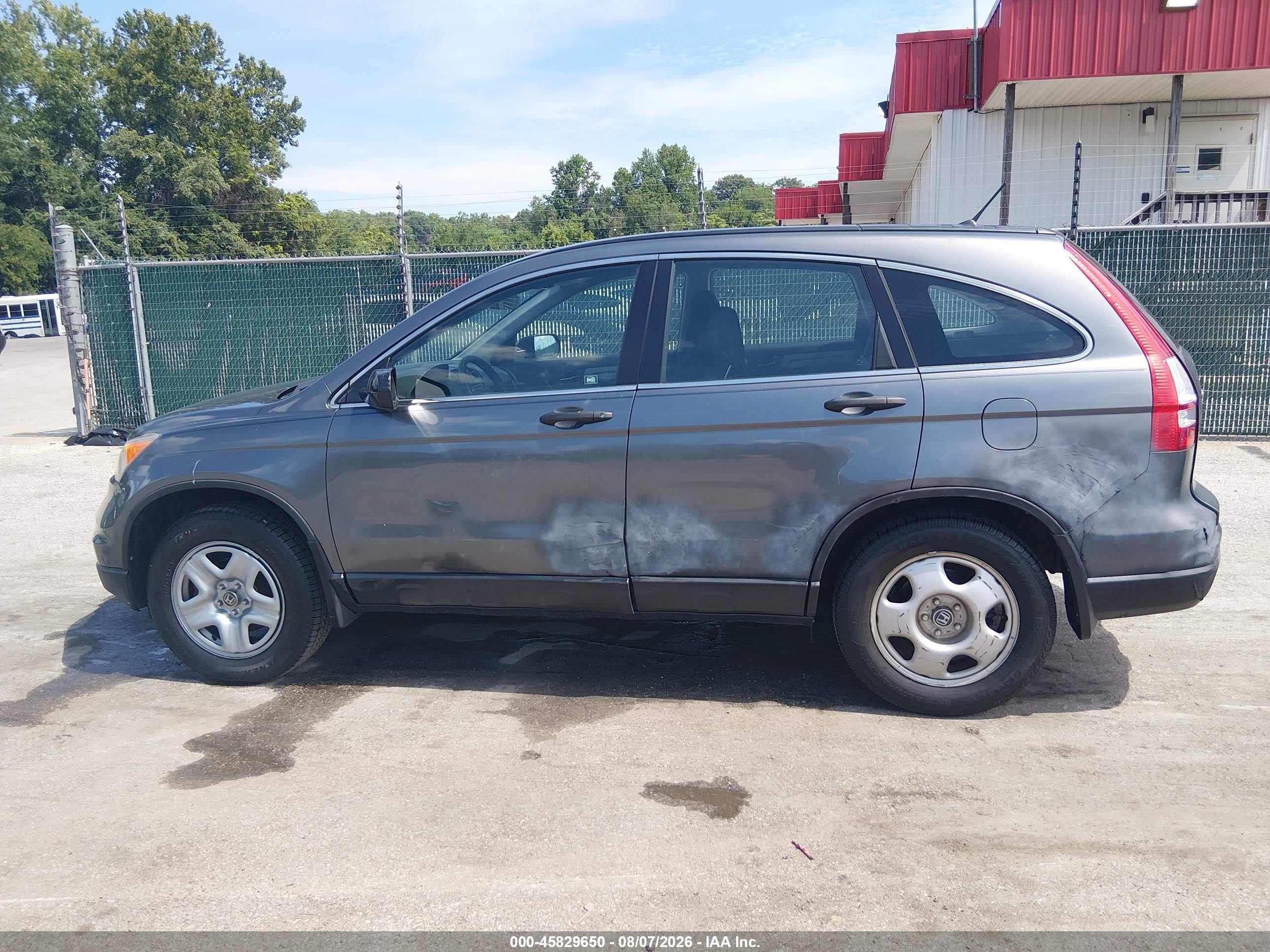 2011 Honda Cr-v Lx Gray vin: JHLRE3H34BC003920
