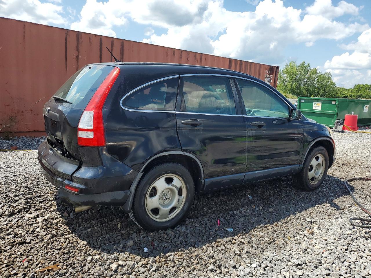 2010 Honda Cr-v Lx Black vin: JHLRE3H36AC008132