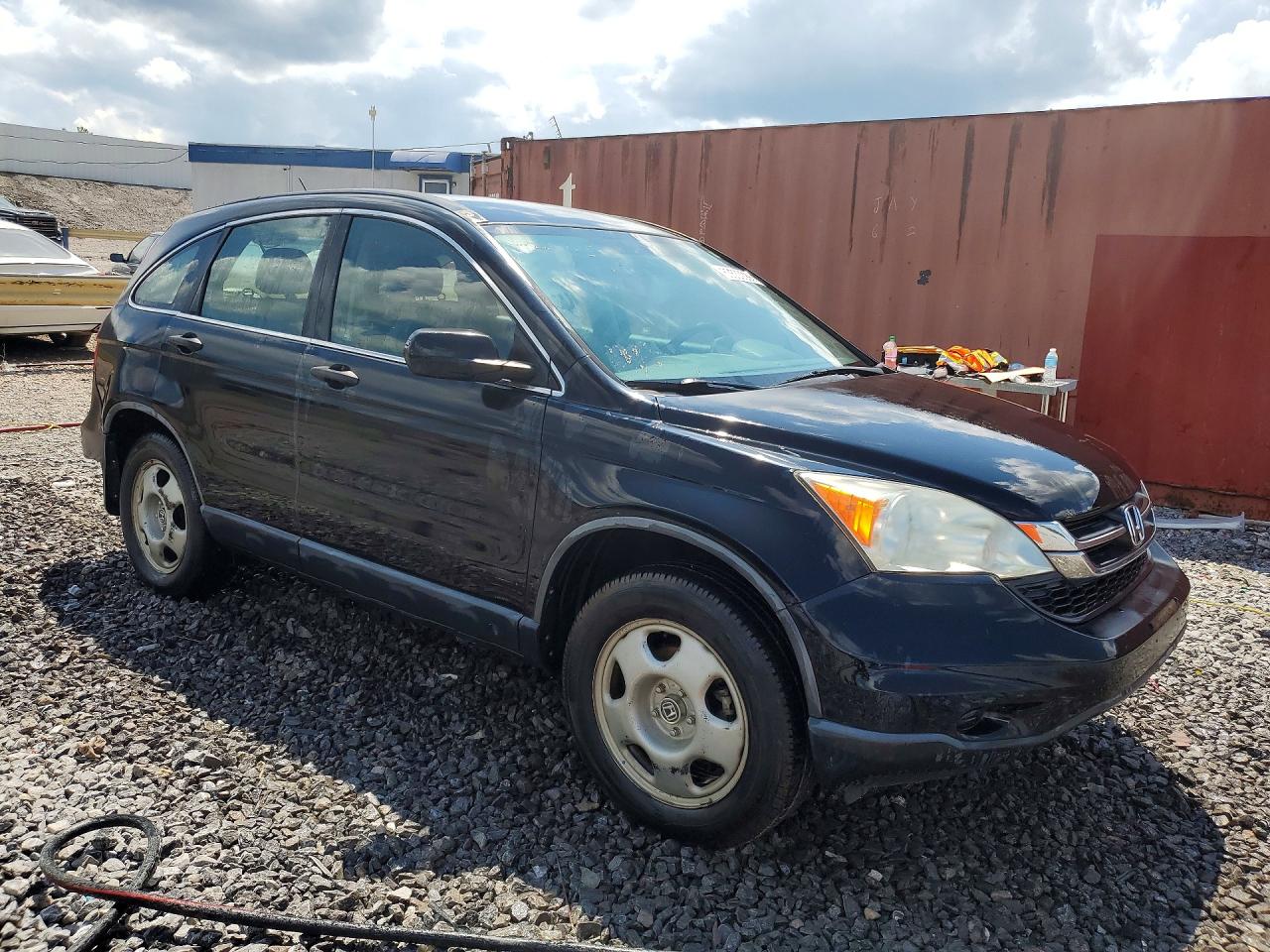 2010 Honda Cr-v Lx Black vin: JHLRE3H36AC008132