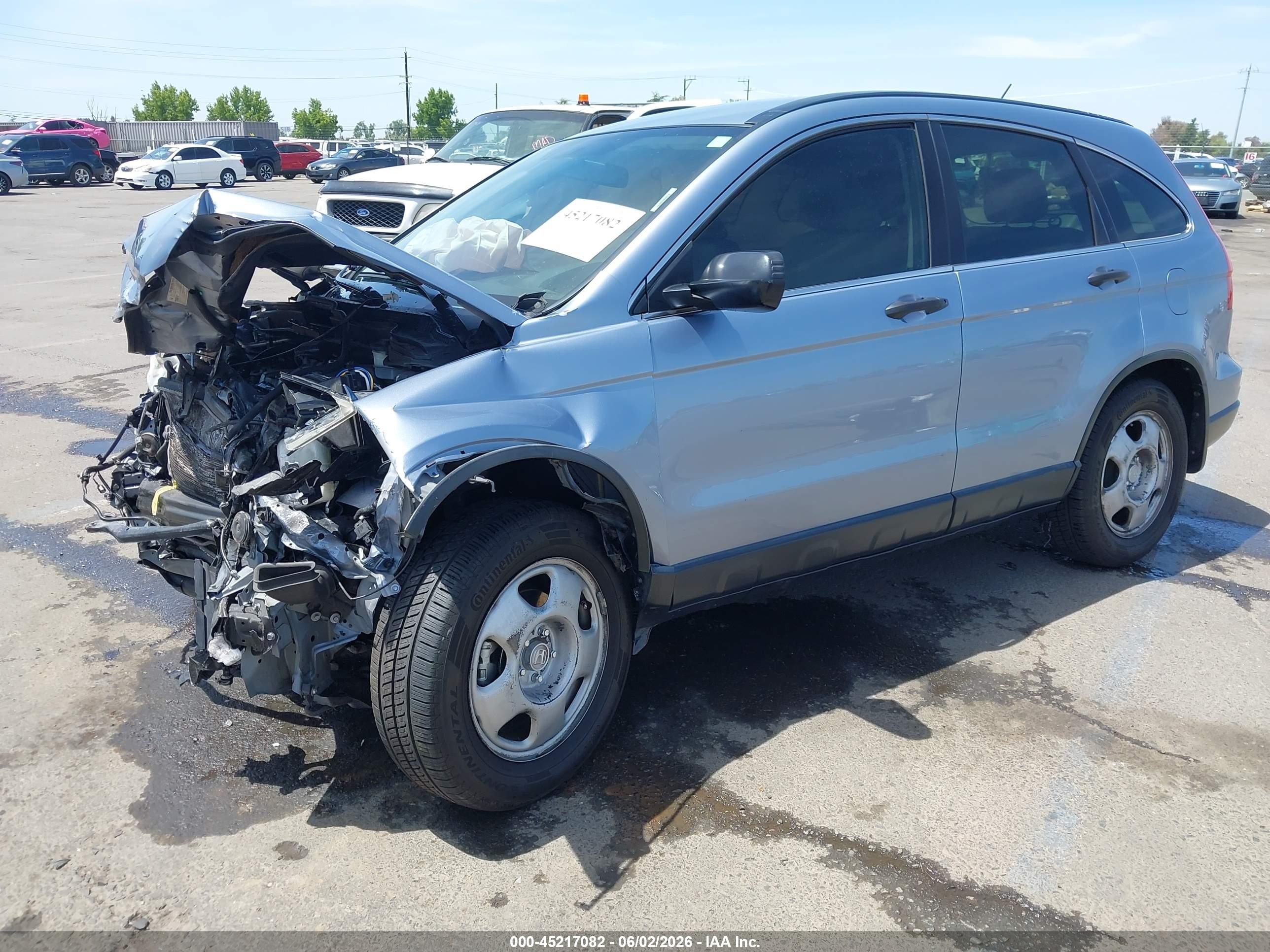 2011 Honda Cr-v Lx Light Blue vin: JHLRE3H36BC009444