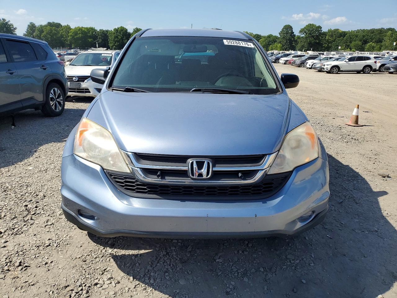 2011 Honda Cr-v Lx Blue vin: JHLRE3H38BC000373