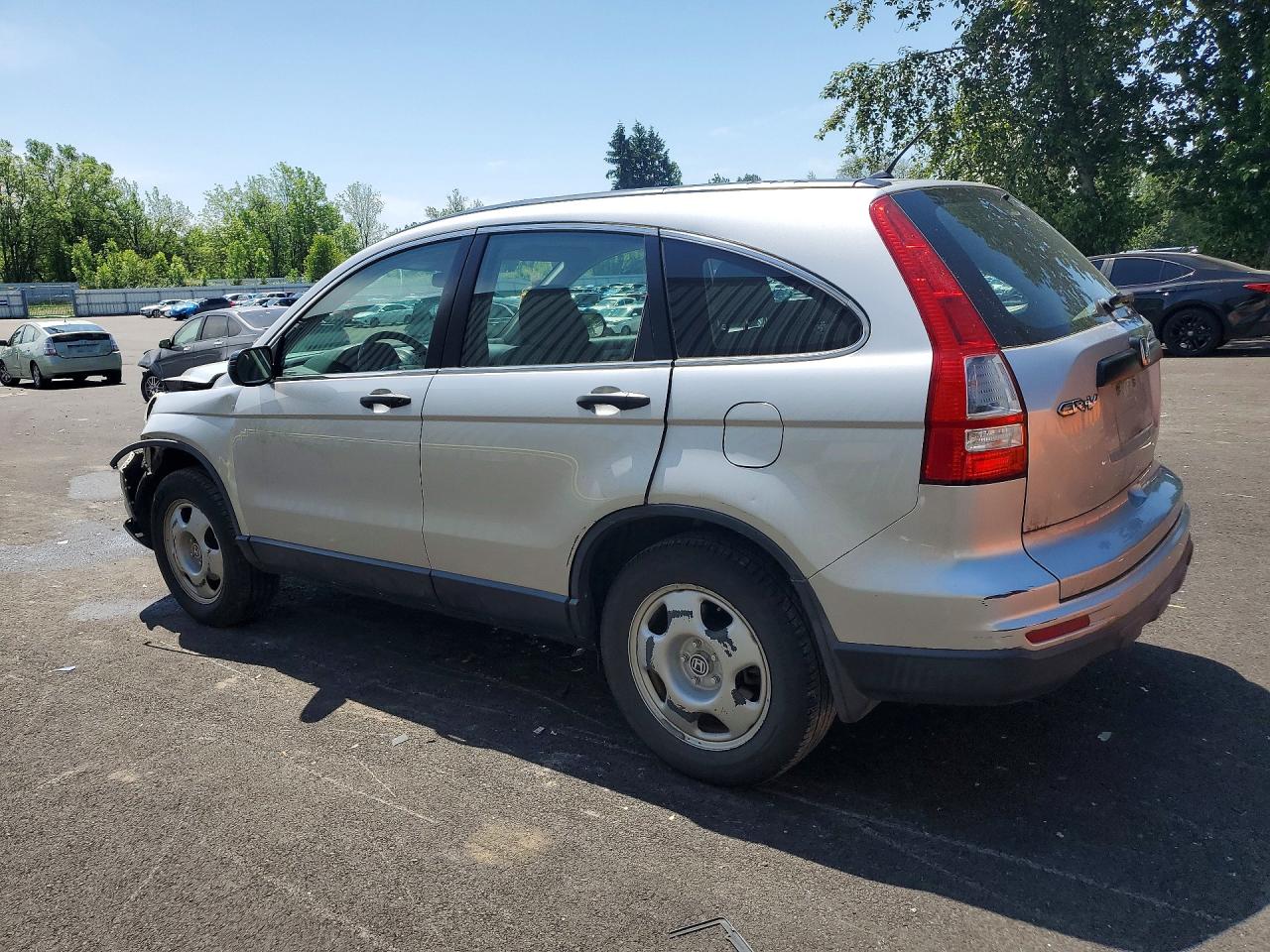2010 Honda Cr-v Lx Silver vin: JHLRE3H39AC004589