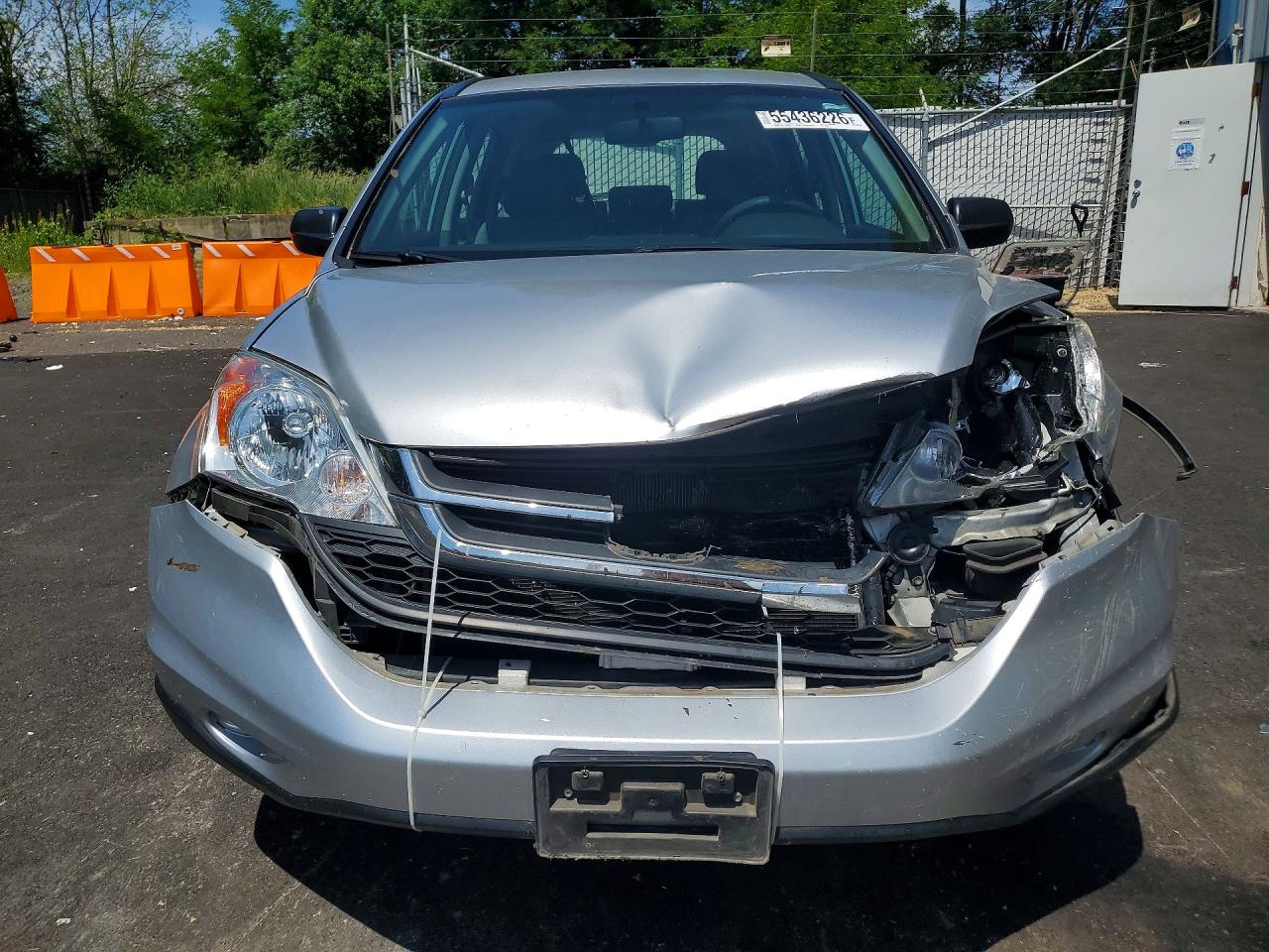 2010 Honda Cr-v Lx Silver vin: JHLRE3H39AC004589