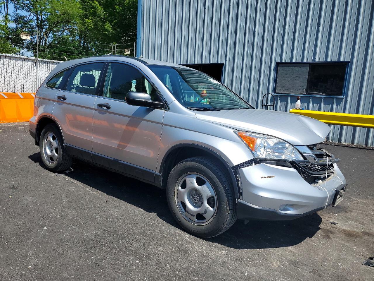 2010 Honda Cr-v Lx Silver vin: JHLRE3H39AC004589