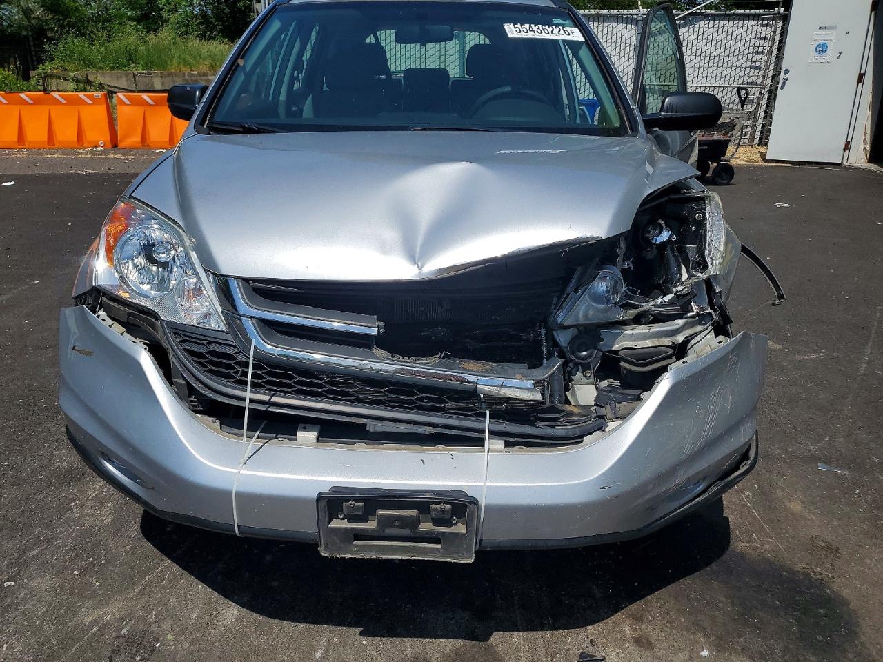 2010 Honda Cr-v Lx Silver vin: JHLRE3H39AC004589
