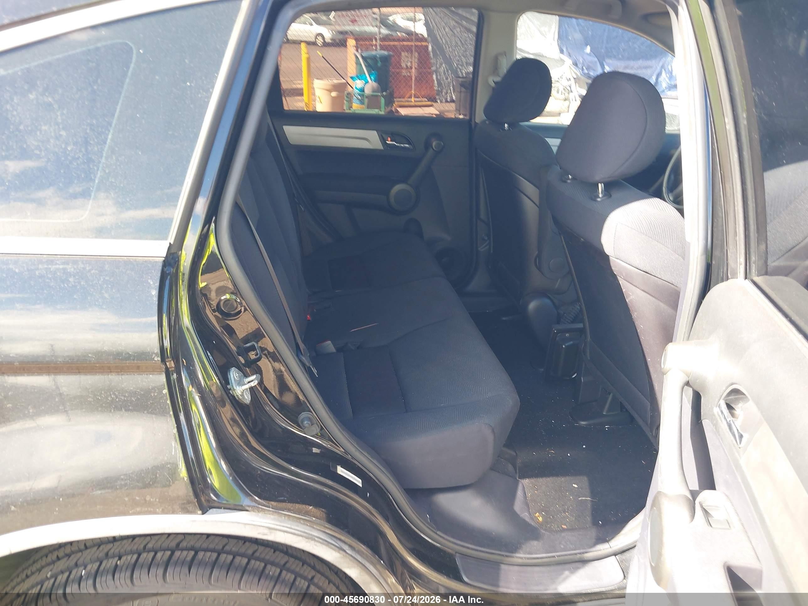 2011 Honda Cr-v Lx Black vin: JHLRE3H3XBC016333