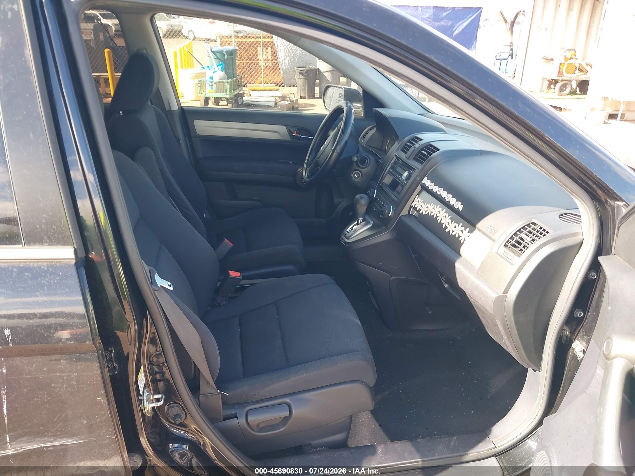 2011 Honda Cr-v Lx Black vin: JHLRE3H3XBC016333