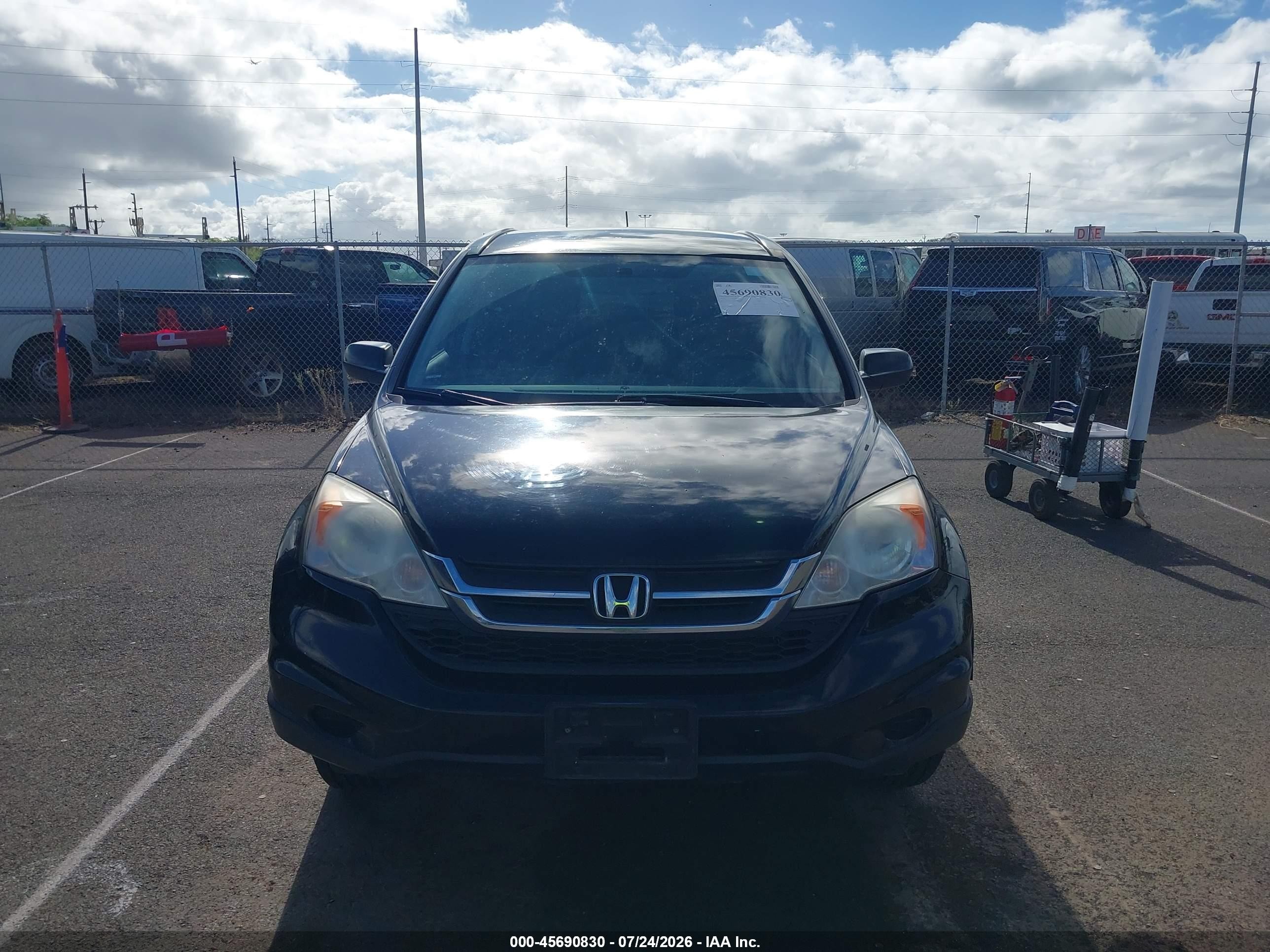 2011 Honda Cr-v Lx Black vin: JHLRE3H3XBC016333