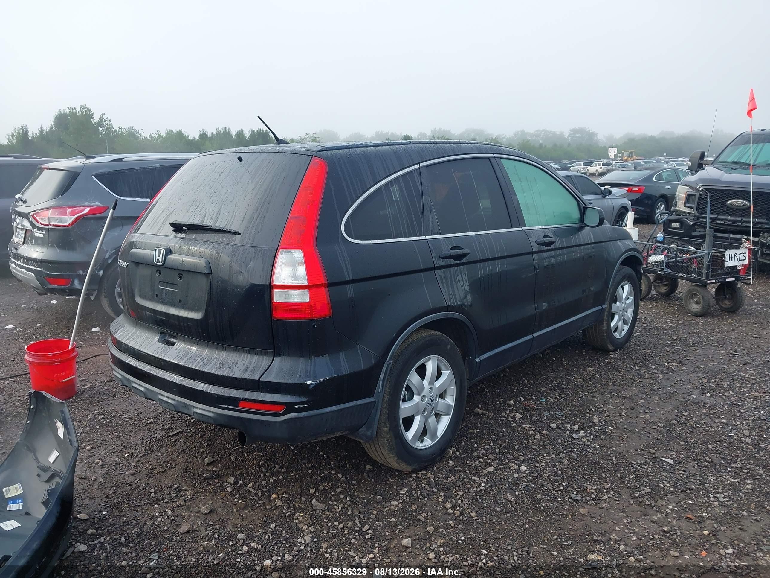 2011 Honda Cr-v Se Black vin: JHLRE3H40BC001865