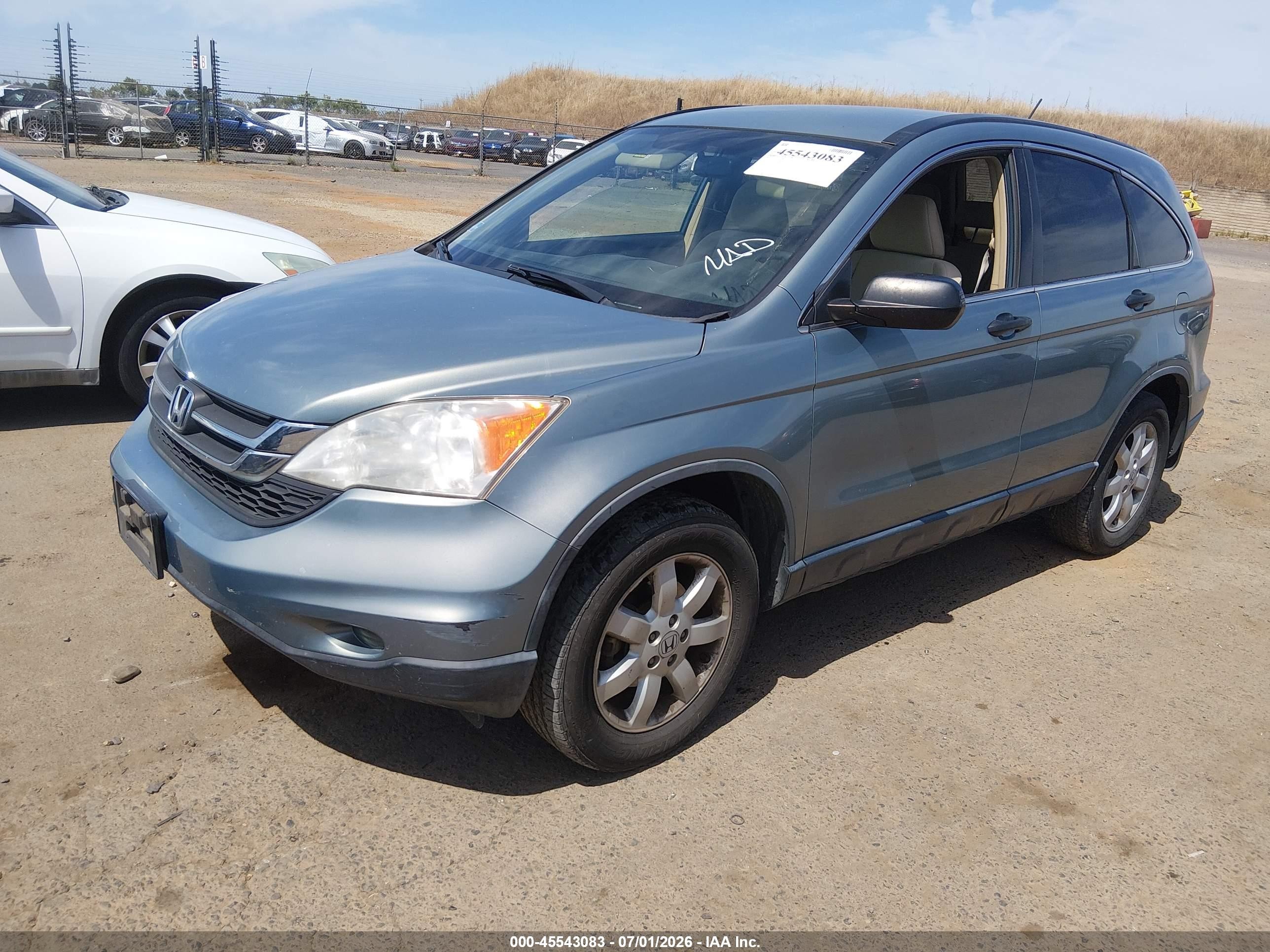 2011 Honda Cr-v Se Gray vin: JHLRE3H40BC009111