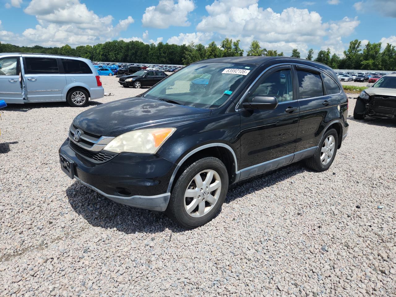 2011 Honda Cr-v Se Black vin: JHLRE3H42BC011541