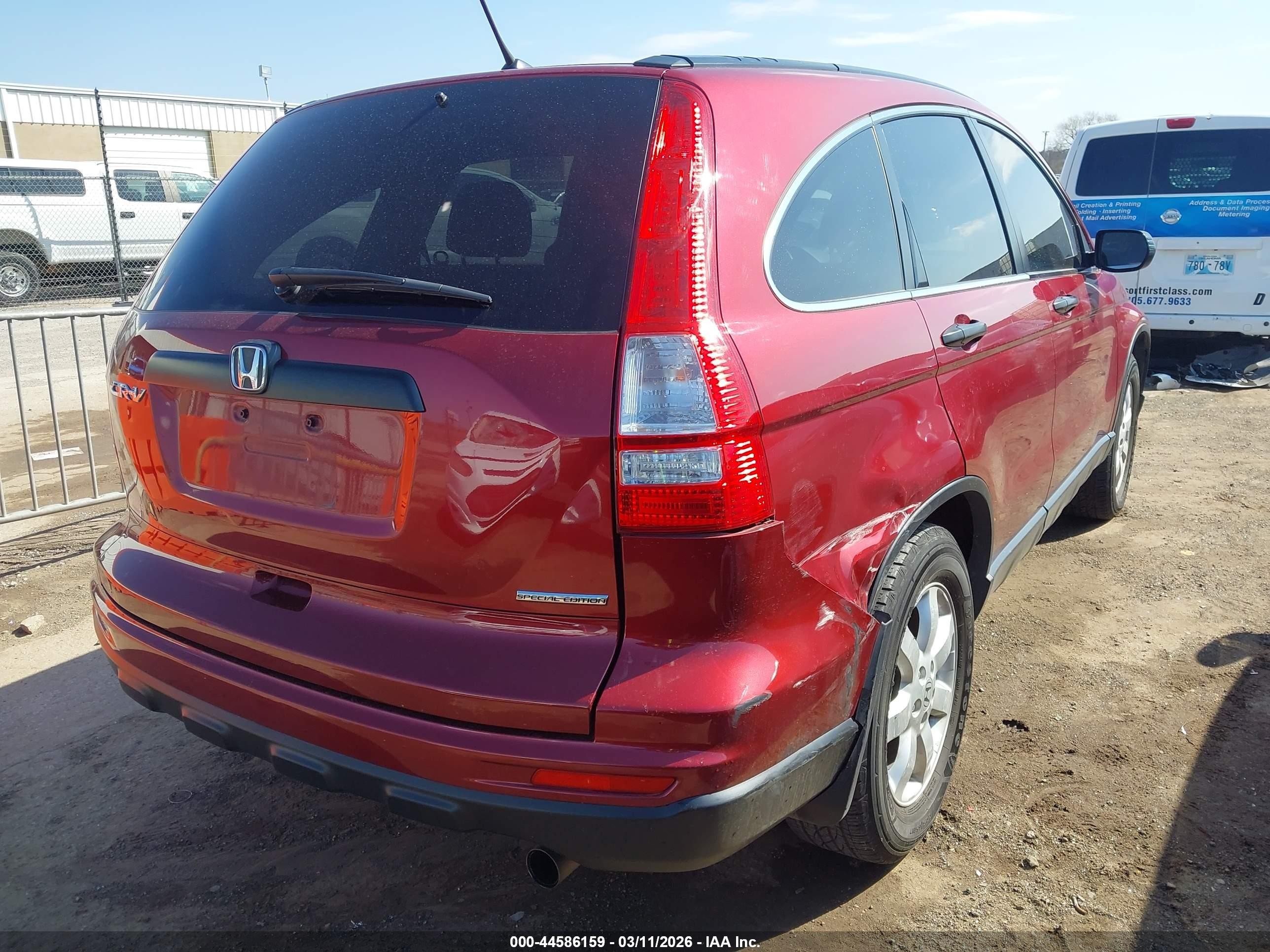 2011 Honda Cr-v Se Red vin: JHLRE3H43BC006753