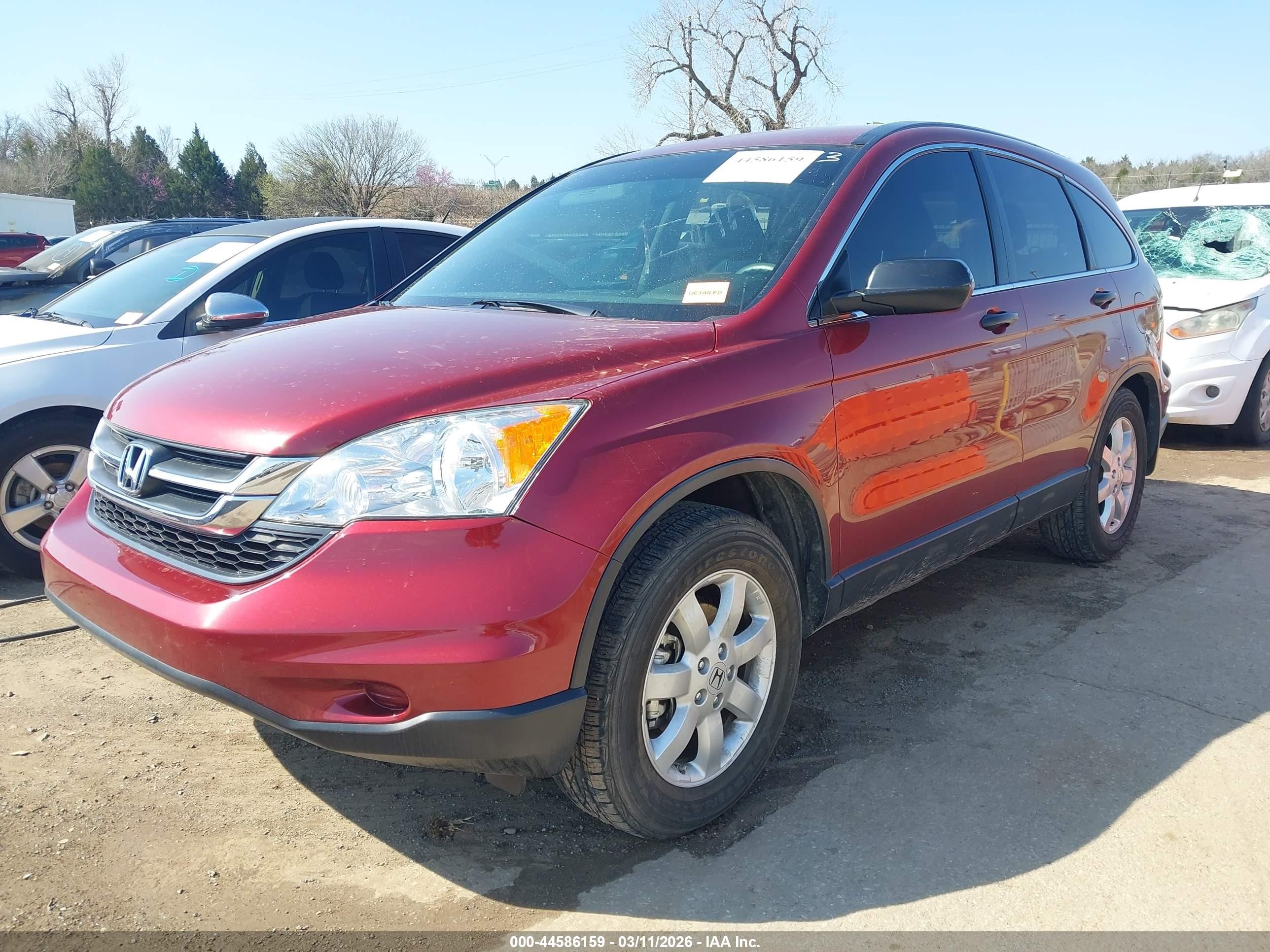 2011 Honda Cr-v Se Red vin: JHLRE3H43BC006753