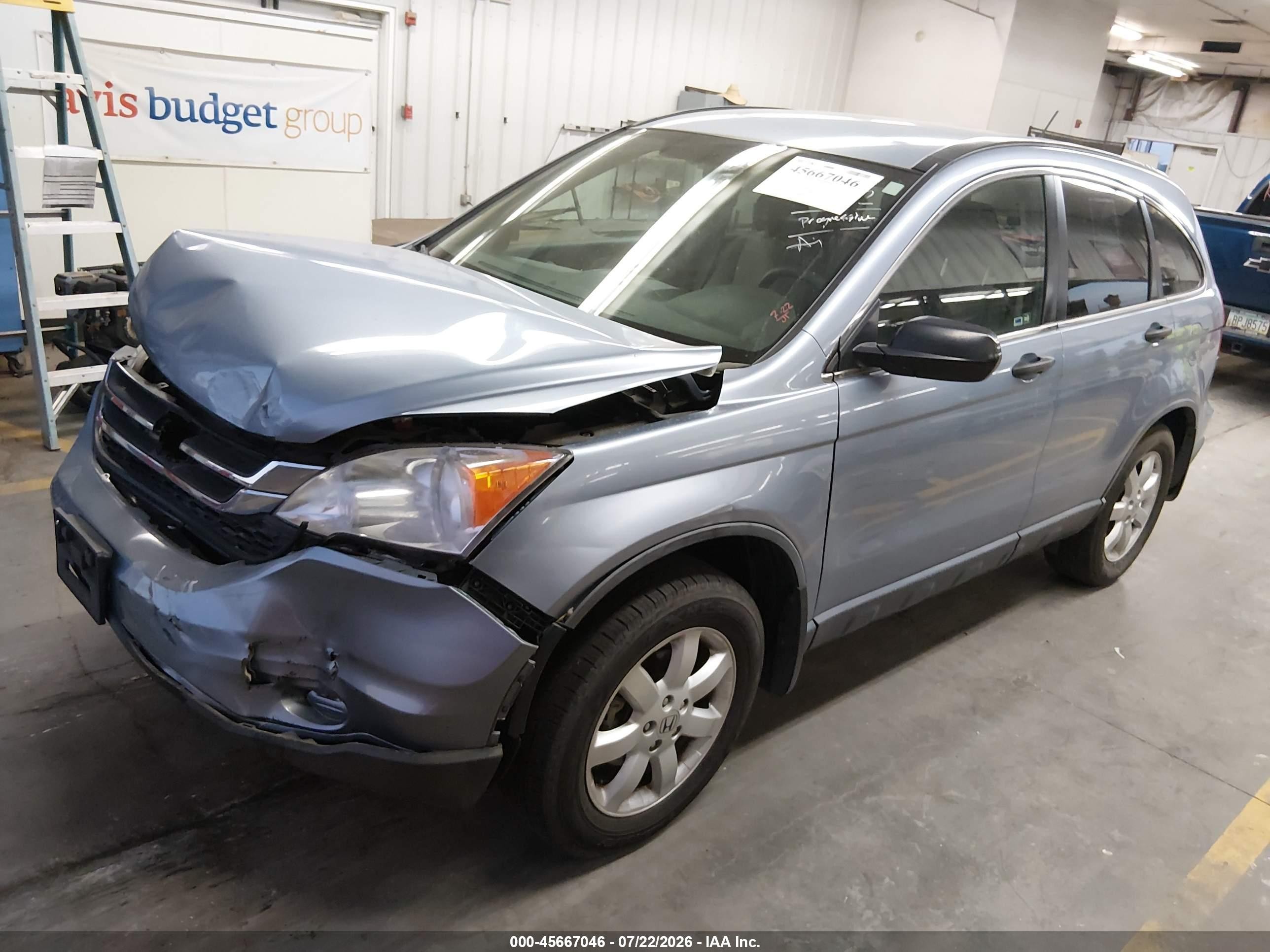 2011 Honda Cr-v Se Light Blue vin: JHLRE3H43BC016506