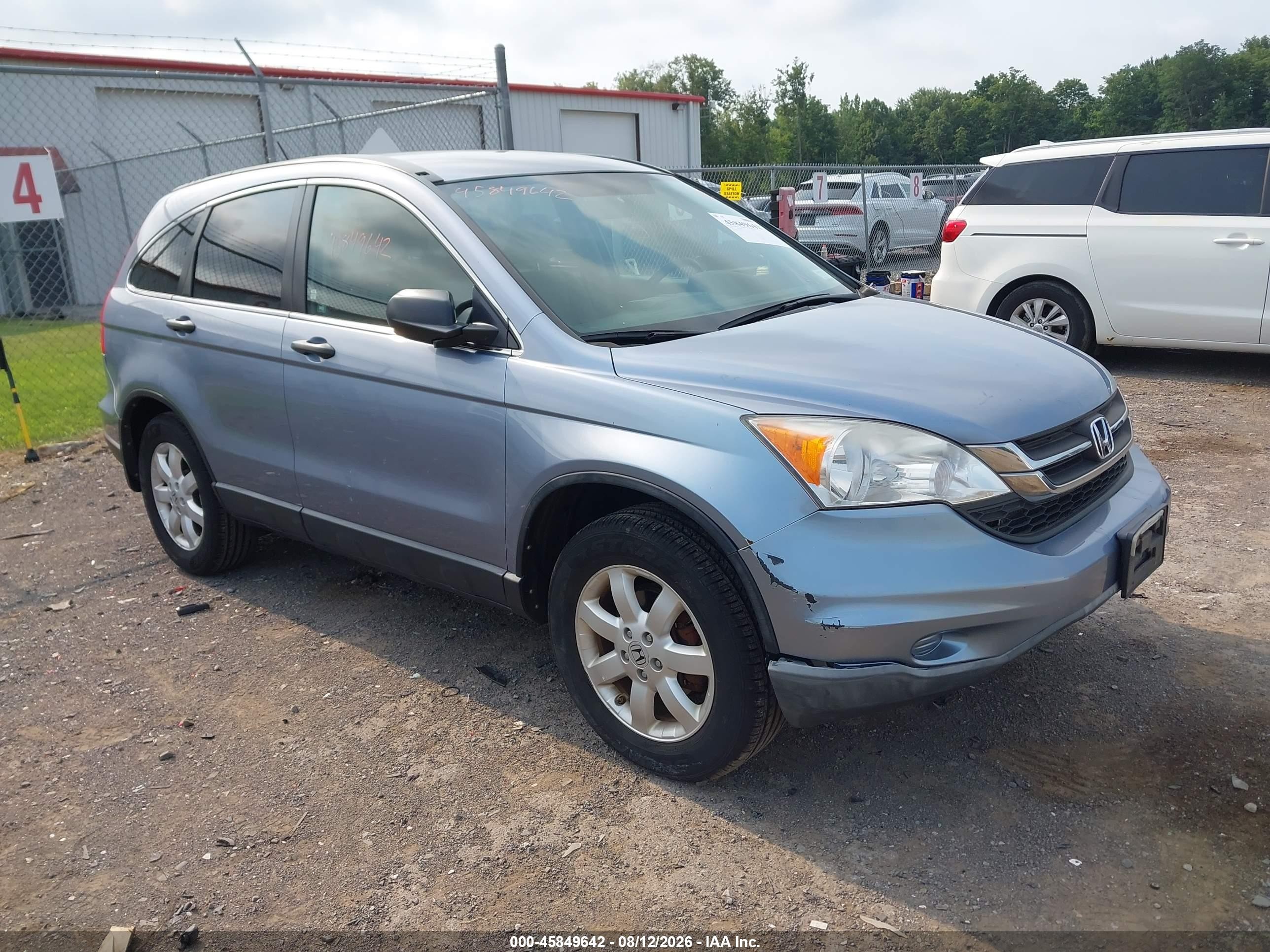 2011 Honda Cr-v Se Light Blue vin: JHLRE3H45BC001585