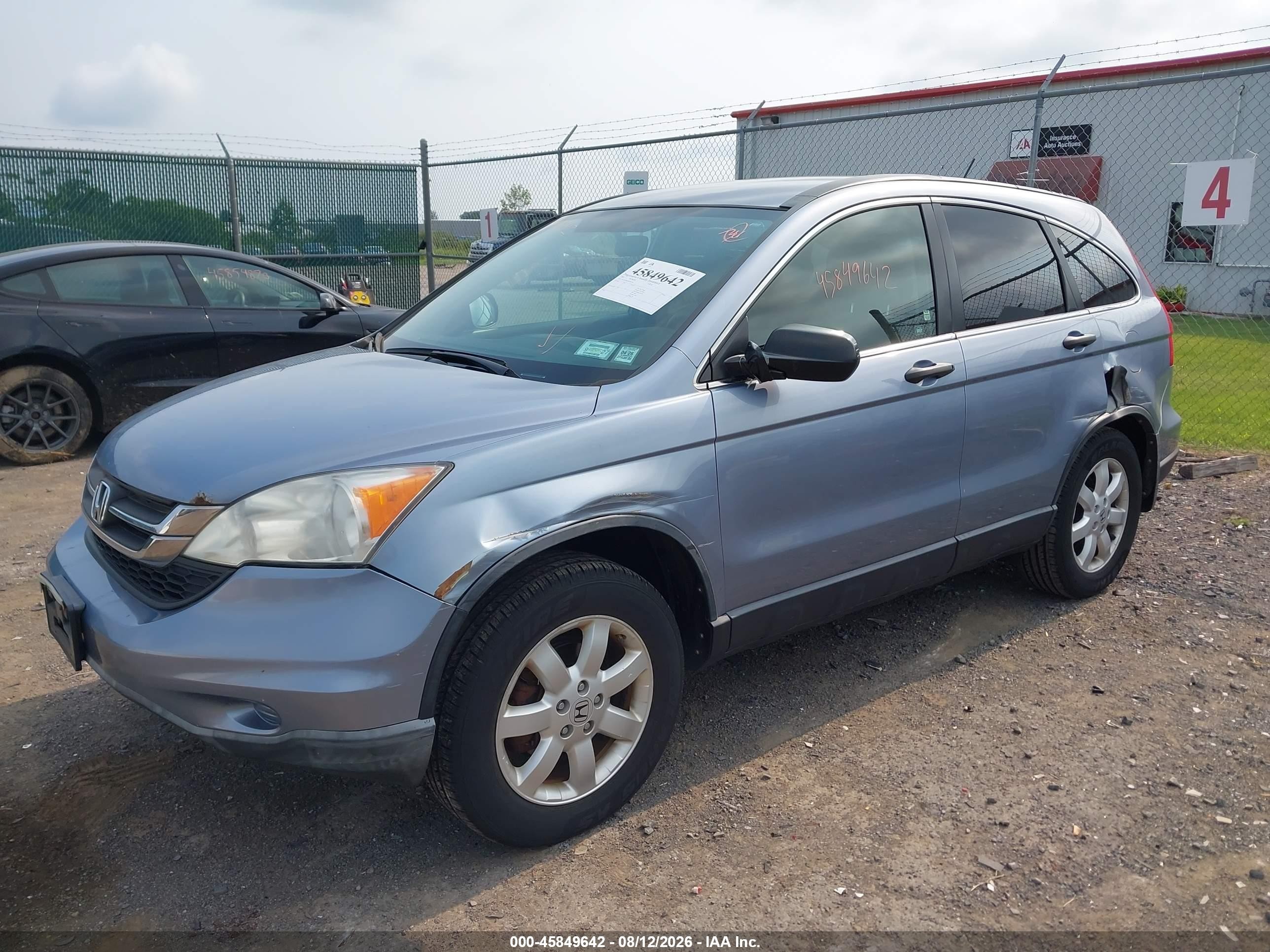 2011 Honda Cr-v Se Light Blue vin: JHLRE3H45BC001585