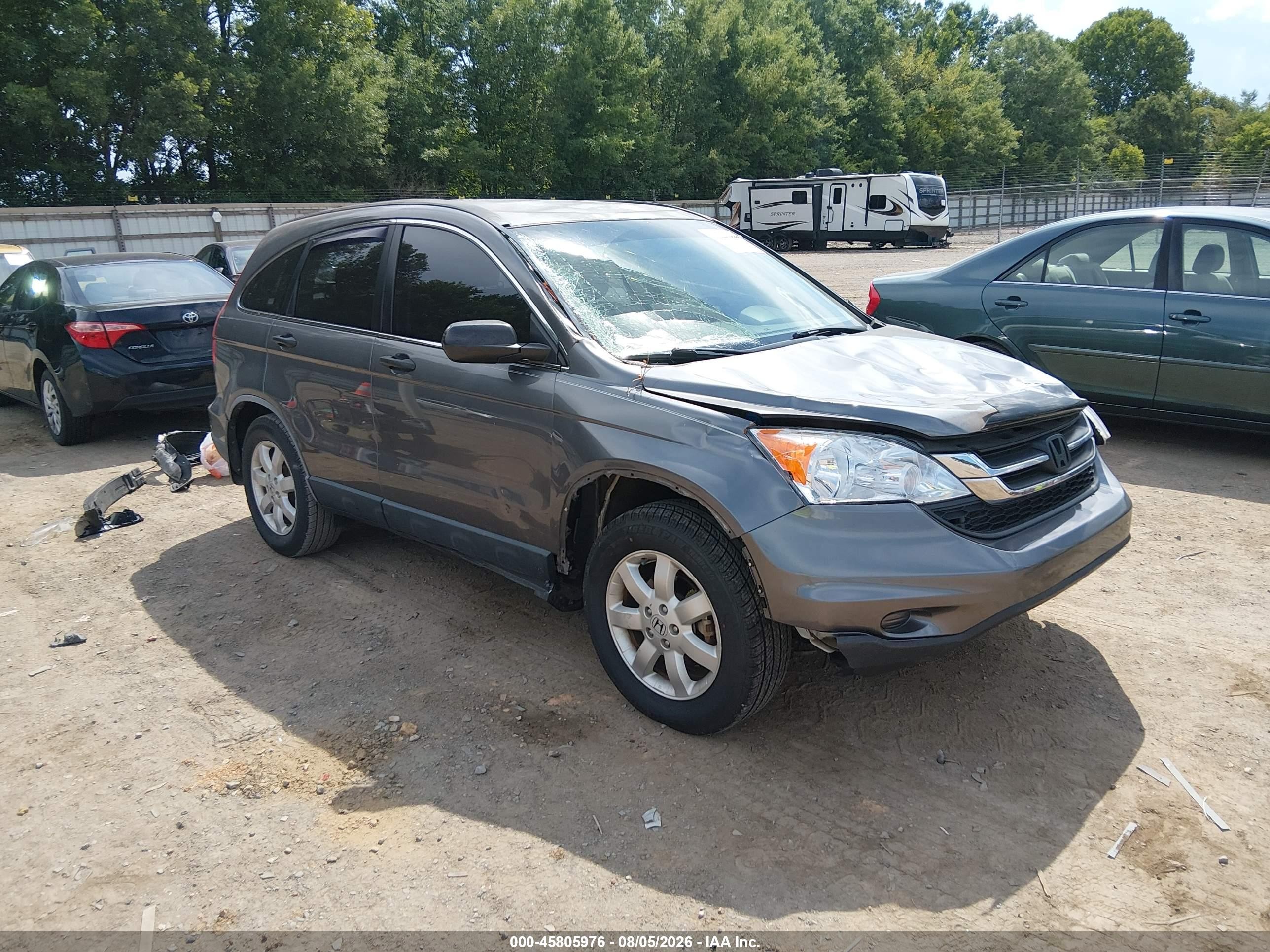 2011 Honda Cr-v Se Gray vin: JHLRE3H48BC015173