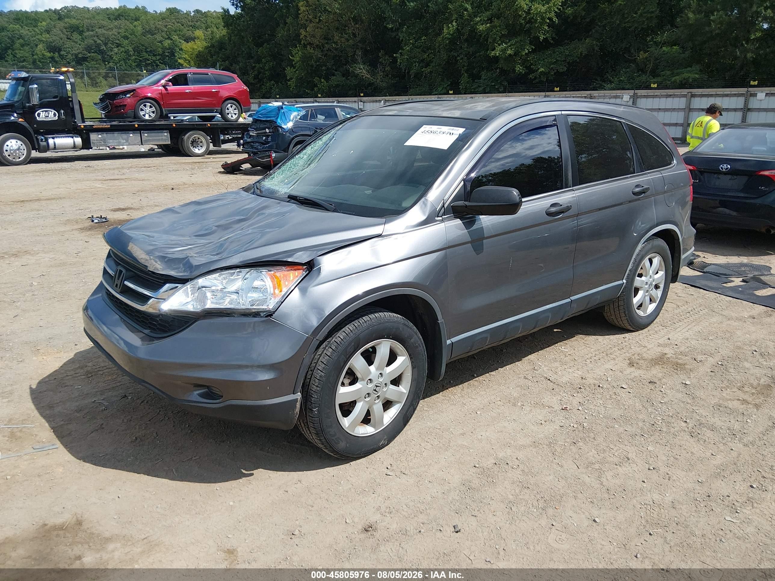 2011 Honda Cr-v Se Серый vin: JHLRE3H48BC015173