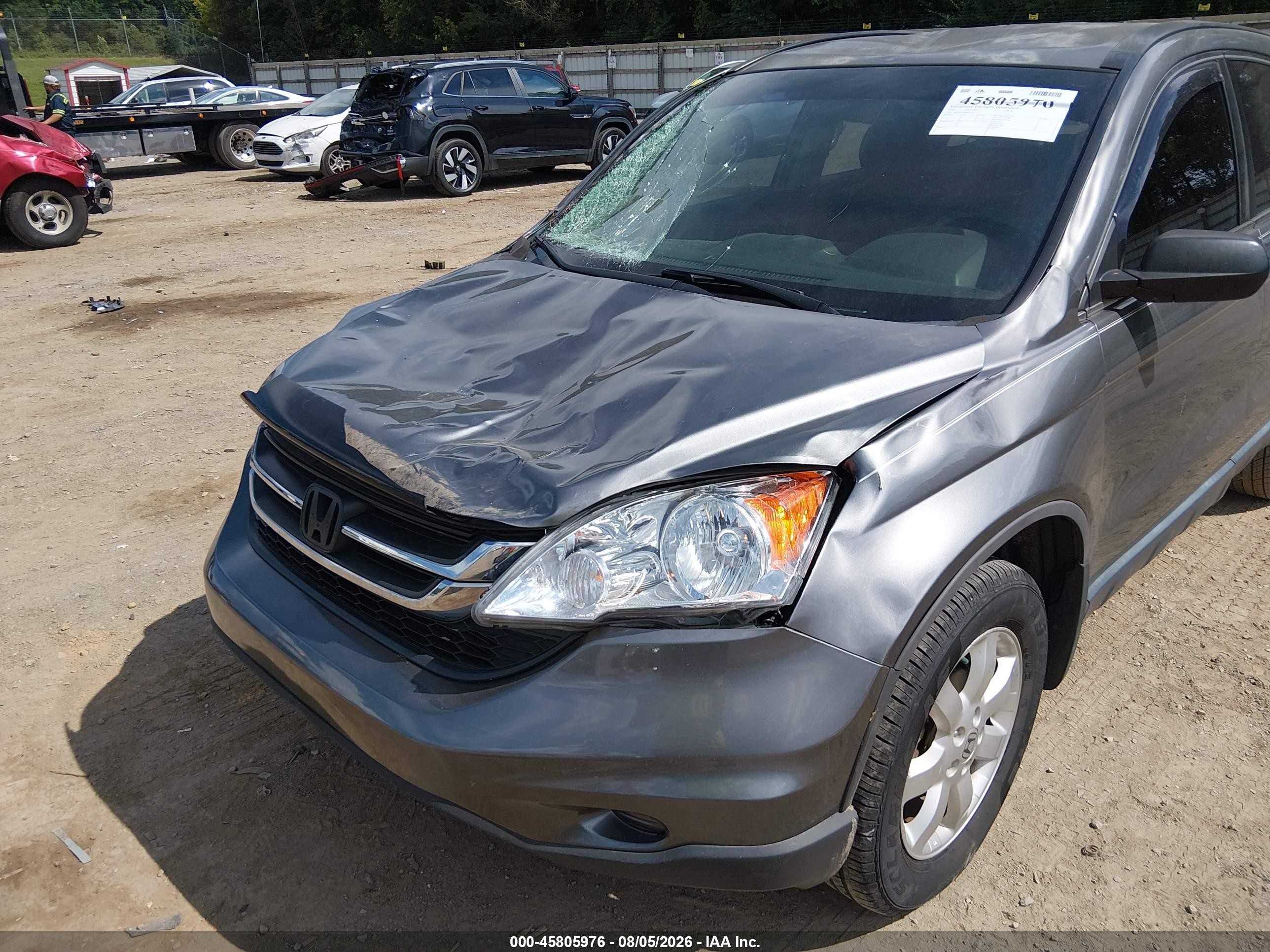 2011 Honda Cr-v Se Серый vin: JHLRE3H48BC015173