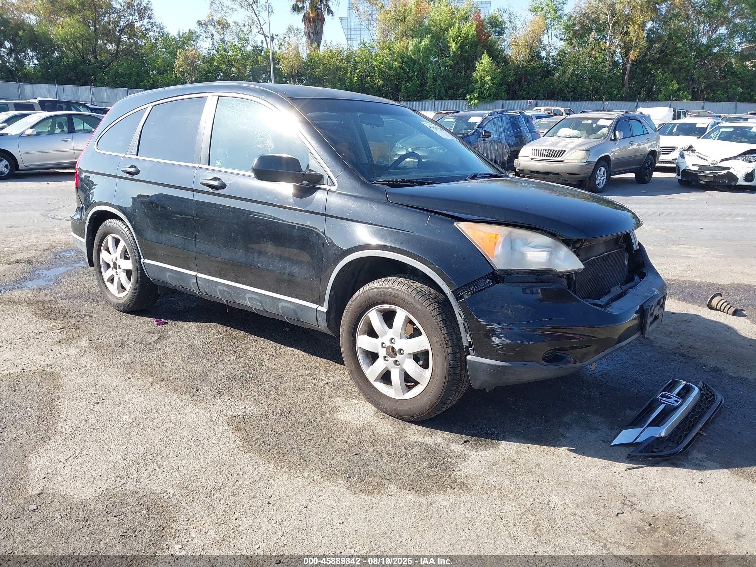 2011 Honda Cr-v Se Black vin: JHLRE3H4XBC011531