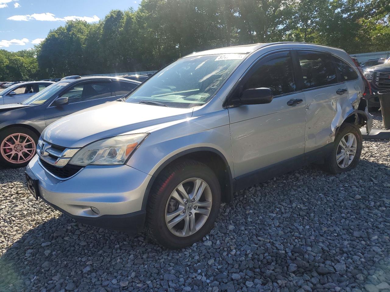 2010 Honda Cr-v Ex Silver vin: JHLRE3H50AC005180